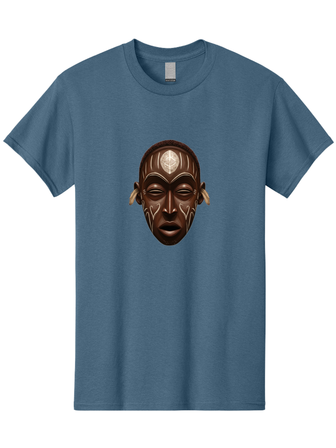 African-Mask-2 Men'S Graphic Tee, 100% Cotton, Comfortable Casual Summer Wear, Machine Washable, Vintage Camera, Old Camera, Antique Camera, Black Camera, Classic Photography, Photography Equipment, Nostalgic Device, Film Camera, Camera Art Bal660 12
