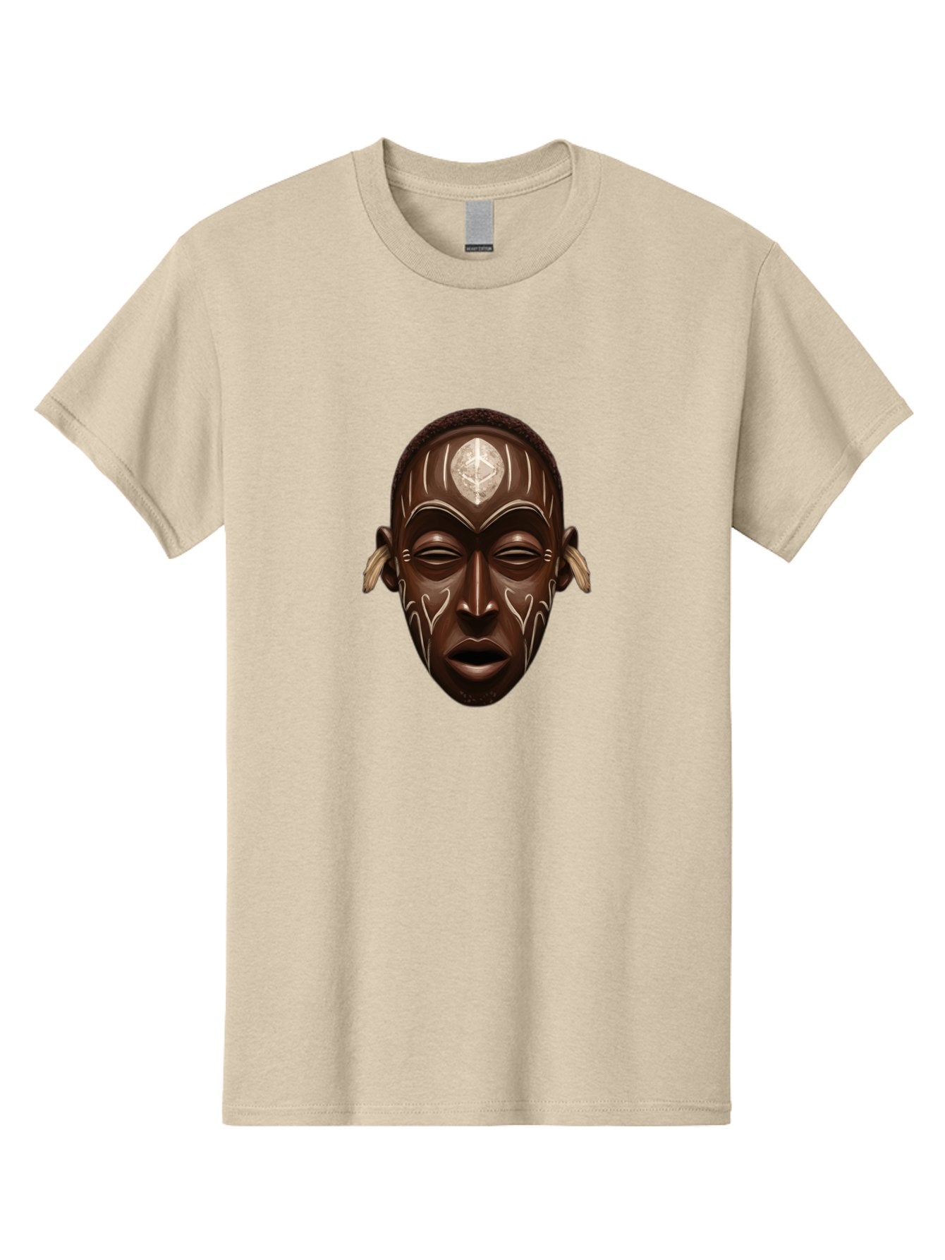 African-Mask-2 Men'S Graphic Tee, 100% Cotton, Comfortable Casual Summer Wear, Machine Washable, Vintage Camera, Old Camera, Antique Camera, Black Camera, Classic Photography, Photography Equipment, Nostalgic Device, Film Camera, Camera Art Bal660 12