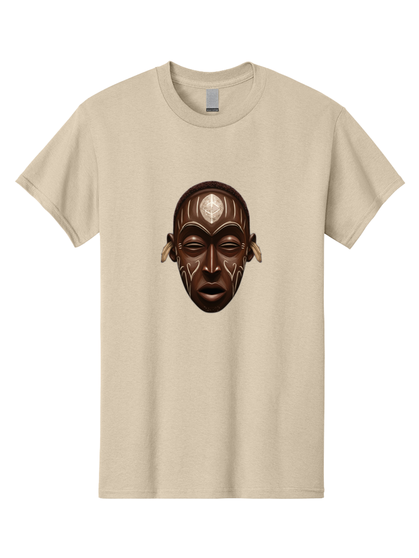 African-Mask-2 Men'S Graphic Tee, 100% Cotton, Comfortable Casual Summer Wear, Machine Washable, Vintage Camera, Old Camera, Antique Camera, Black Camera, Classic Photography, Photography Equipment, Nostalgic Device, Film Camera, Camera Art Bal660 3