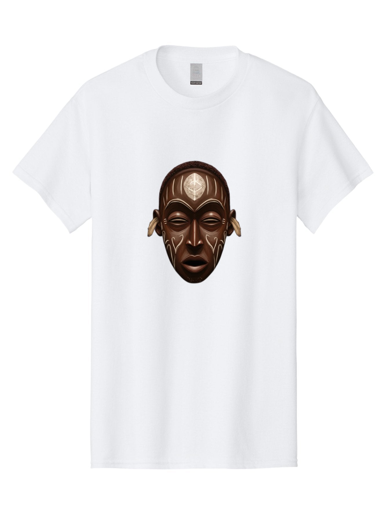 African-Mask-2 Men'S Graphic Tee, 100% Cotton, Comfortable Casual Summer Wear, Machine Washable, Vintage Camera, Old Camera, Antique Camera, Black Camera, Classic Photography, Photography Equipment, Nostalgic Device, Film Camera, Camera Art Bal660