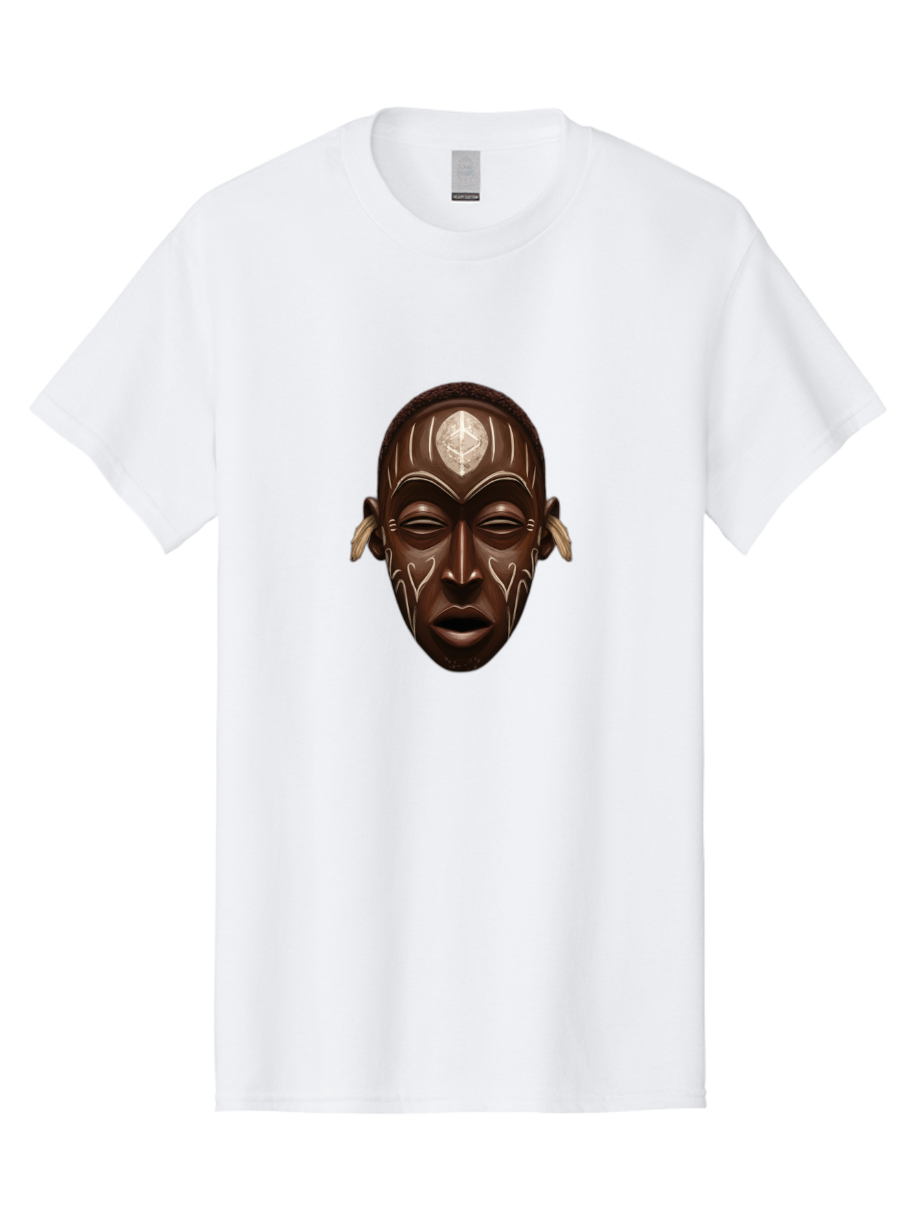 African-Mask-2 Men'S Graphic Tee, 100% Cotton, Comfortable Casual Summer Wear, Machine Washable, Vintage Camera, Old Camera, Antique Camera, Black Camera, Classic Photography, Photography Equipment, Nostalgic Device, Film Camera, Camera Art Bal660 10