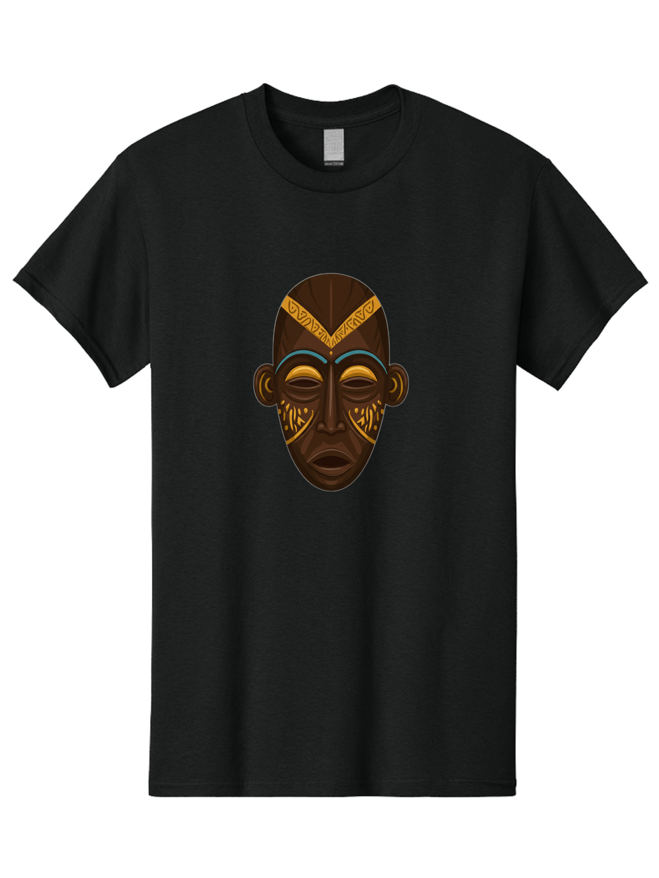 African-Mask Men'S Graphic Tee, 100% Cotton, Comfortable Casual Summer Wear, Machine Washable, Vintage Camera, Old Camera, Antique Camera, Black Camera, Classic Photography, Photography Equipment, Nostalgic Device, Film Camera, Camera Art Bal661