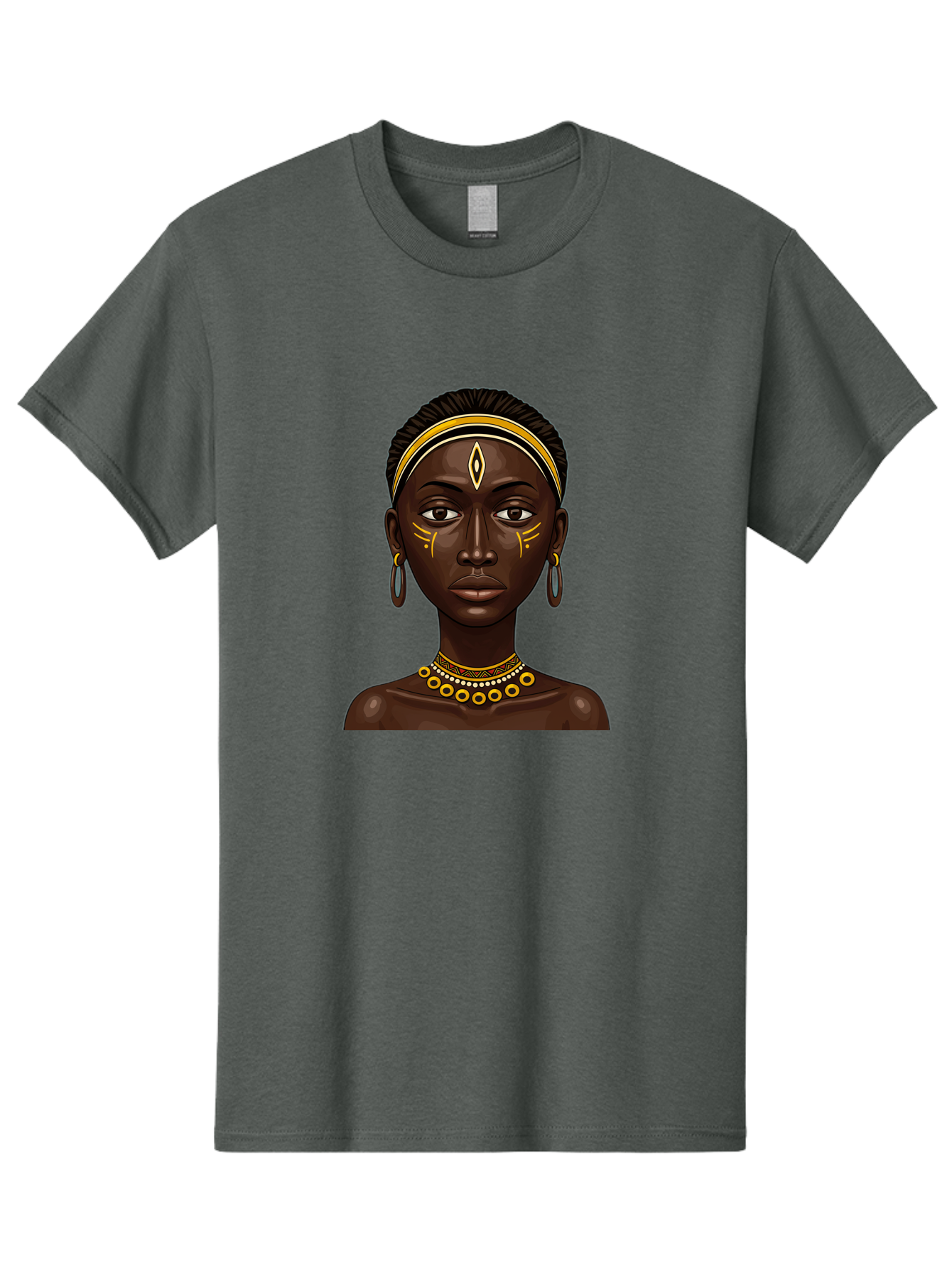 African-Queen-1 Men'S Graphic Tee, 100% Cotton, Comfortable Casual Summer Wear, Machine Washable, Vintage Camera, Old Camera, Antique Camera, Black Camera, Classic Photography, Photography Equipment, Nostalgic Device, Film Camera, Camera Art Bal662
