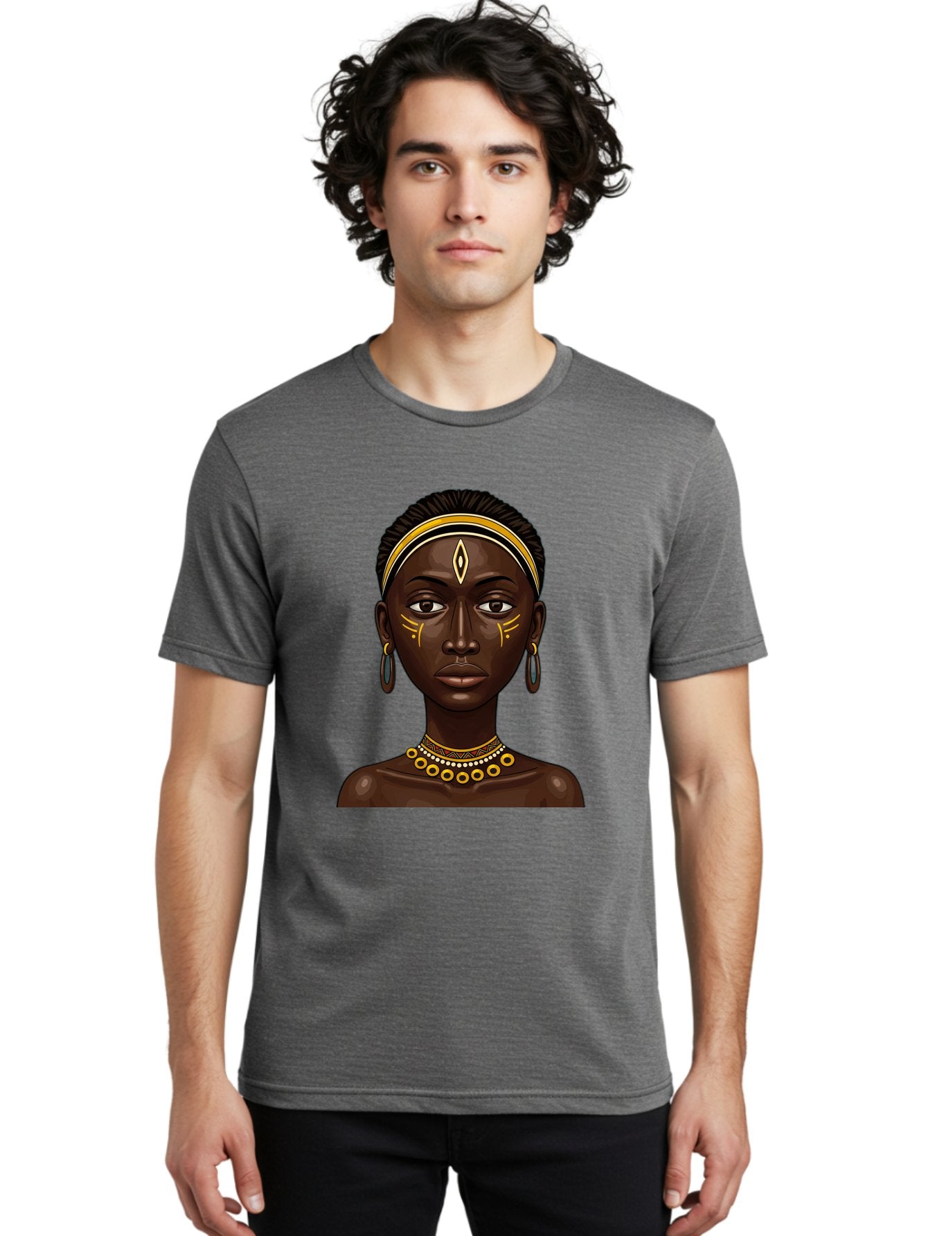 African-Queen-1 Men'S Graphic Tee, 100% Cotton, Comfortable Casual Summer Wear, Machine Washable, Vintage Camera, Old Camera, Antique Camera, Black Camera, Classic Photography, Photography Equipment, Nostalgic Device, Film Camera, Camera Art Bal662 27