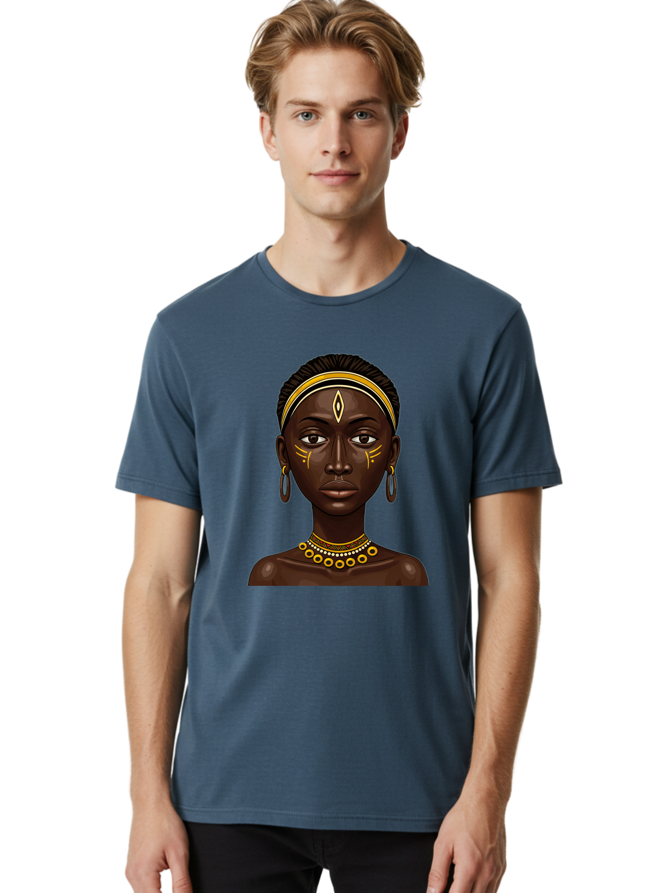 African-Queen-1 Men'S Graphic Tee, 100% Cotton, Comfortable Casual Summer Wear, Machine Washable, Vintage Camera, Old Camera, Antique Camera, Black Camera, Classic Photography, Photography Equipment, Nostalgic Device, Film Camera, Camera Art Bal662 29