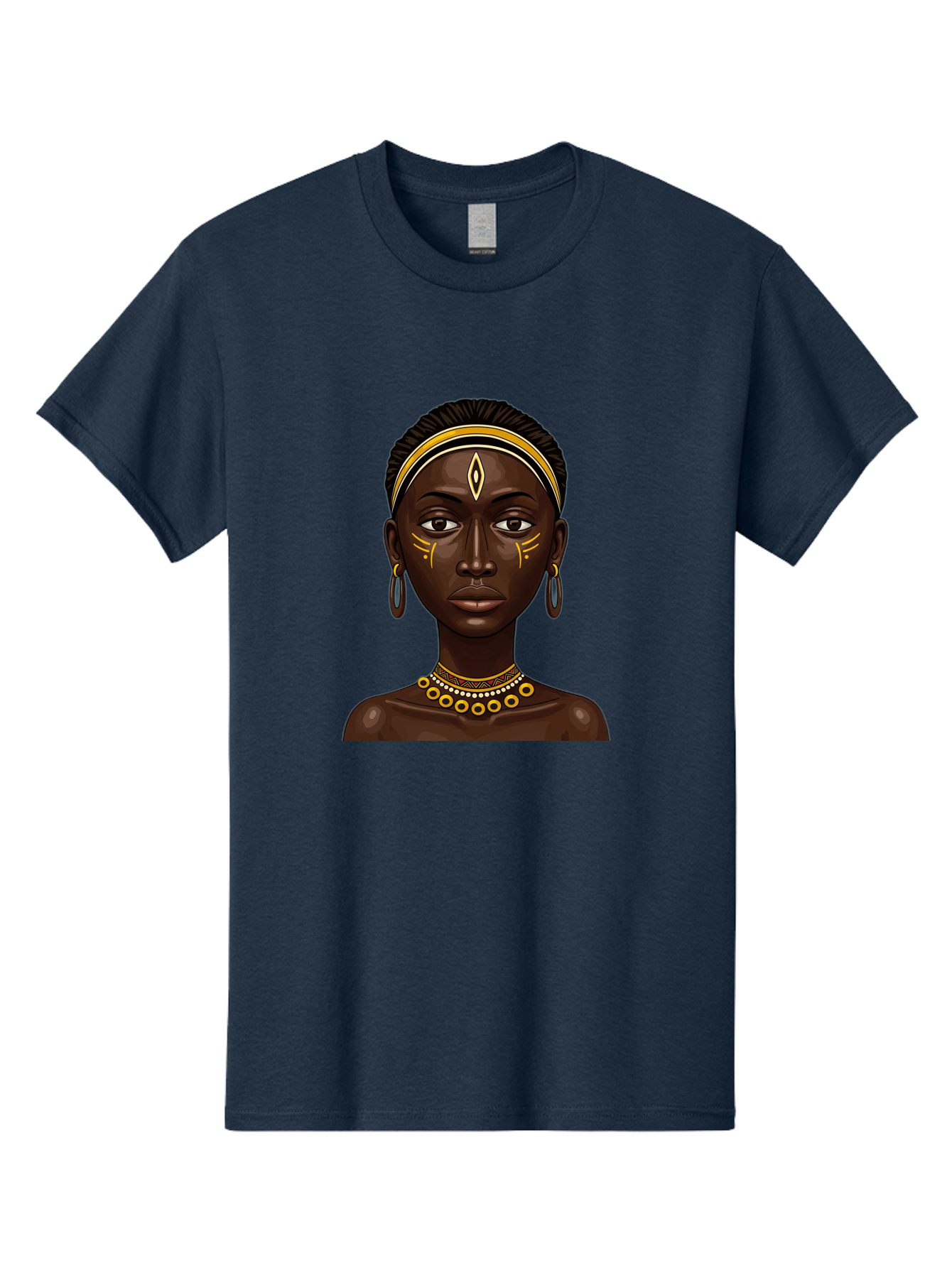 African-Queen-1 Men'S Graphic Tee, 100% Cotton, Comfortable Casual Summer Wear, Machine Washable, Vintage Camera, Old Camera, Antique Camera, Black Camera, Classic Photography, Photography Equipment, Nostalgic Device, Film Camera, Camera Art Bal662 5