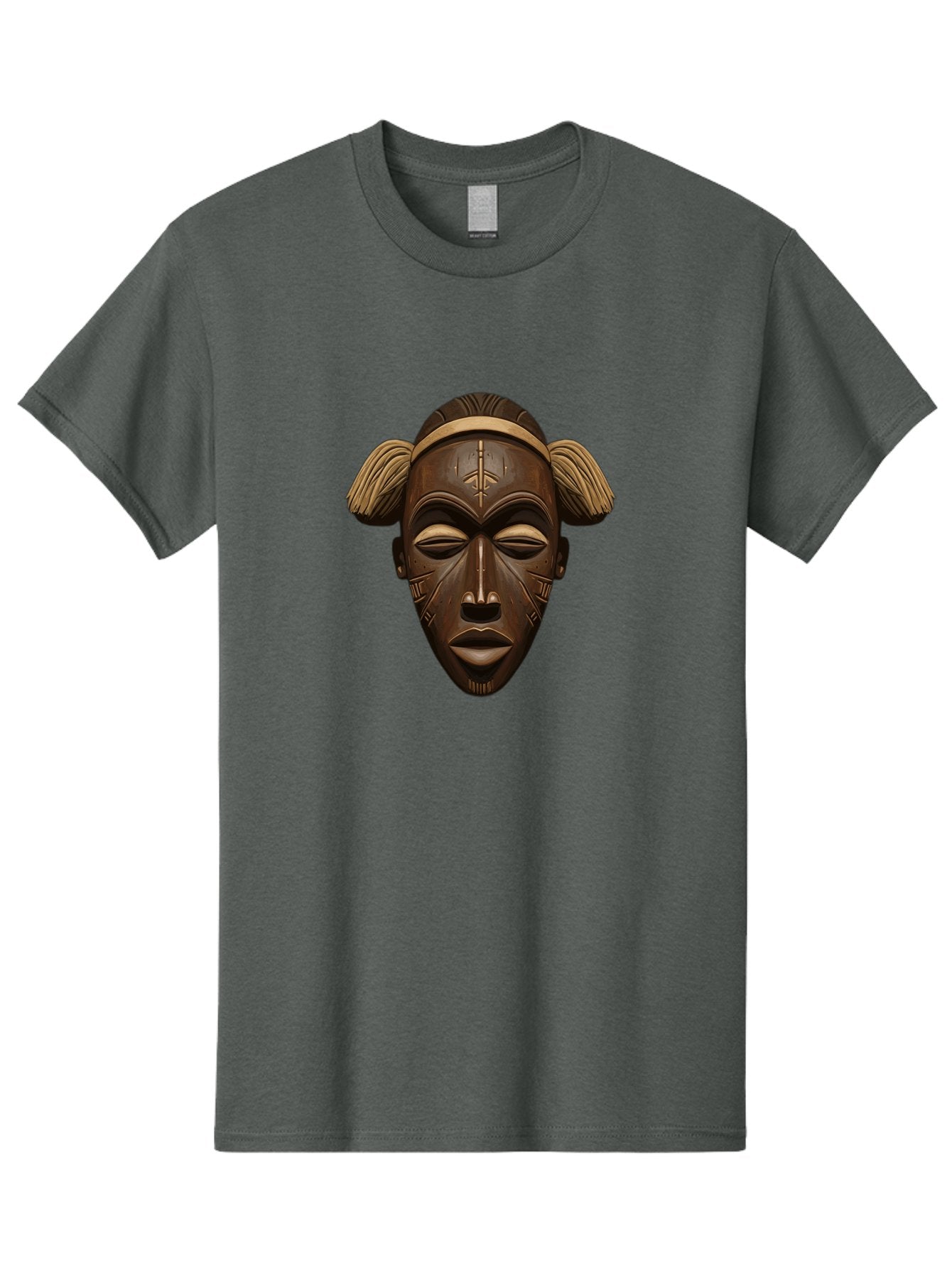 African-Tribal-Mask Men'S Graphic Tee, 100% Cotton, Comfortable Casual Summer Wear, Machine Washable, Vintage Camera, Old Camera, Antique Camera, Black Camera, Classic Photography, Photography Equipment, Nostalgic Device, Film Camera, Bal664 5
