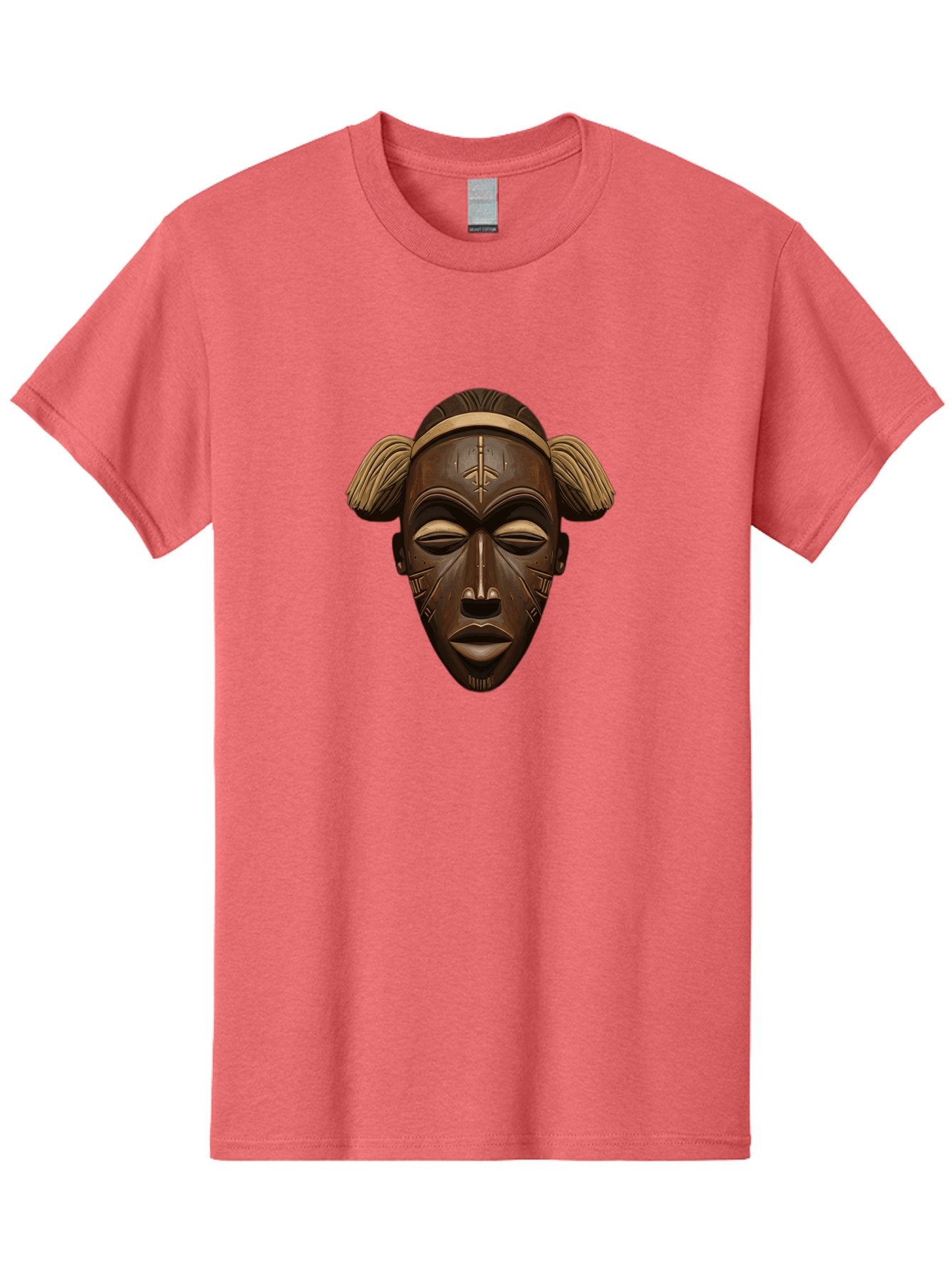 African-Tribal-Mask Men'S Graphic Tee, 100% Cotton, Comfortable Casual Summer Wear, Machine Washable, Vintage Camera, Old Camera, Antique Camera, Black Camera, Classic Photography, Photography Equipment, Nostalgic Device, Film Camera, Bal664 3