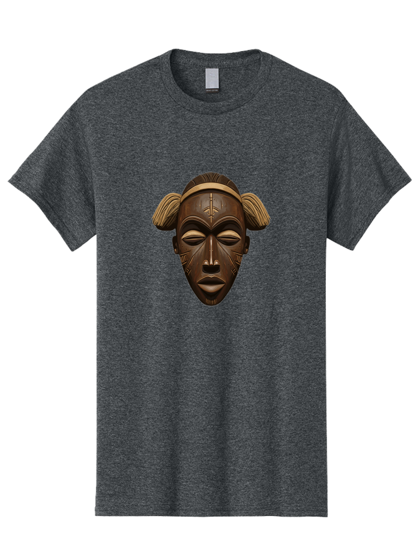 African-Tribal-Mask Men'S Graphic Tee, 100% Cotton, Comfortable Casual Summer Wear, Machine Washable, Vintage Camera, Old Camera, Antique Camera, Black Camera, Classic Photography, Photography Equipment, Nostalgic Device, Film Camera, Bal664 7