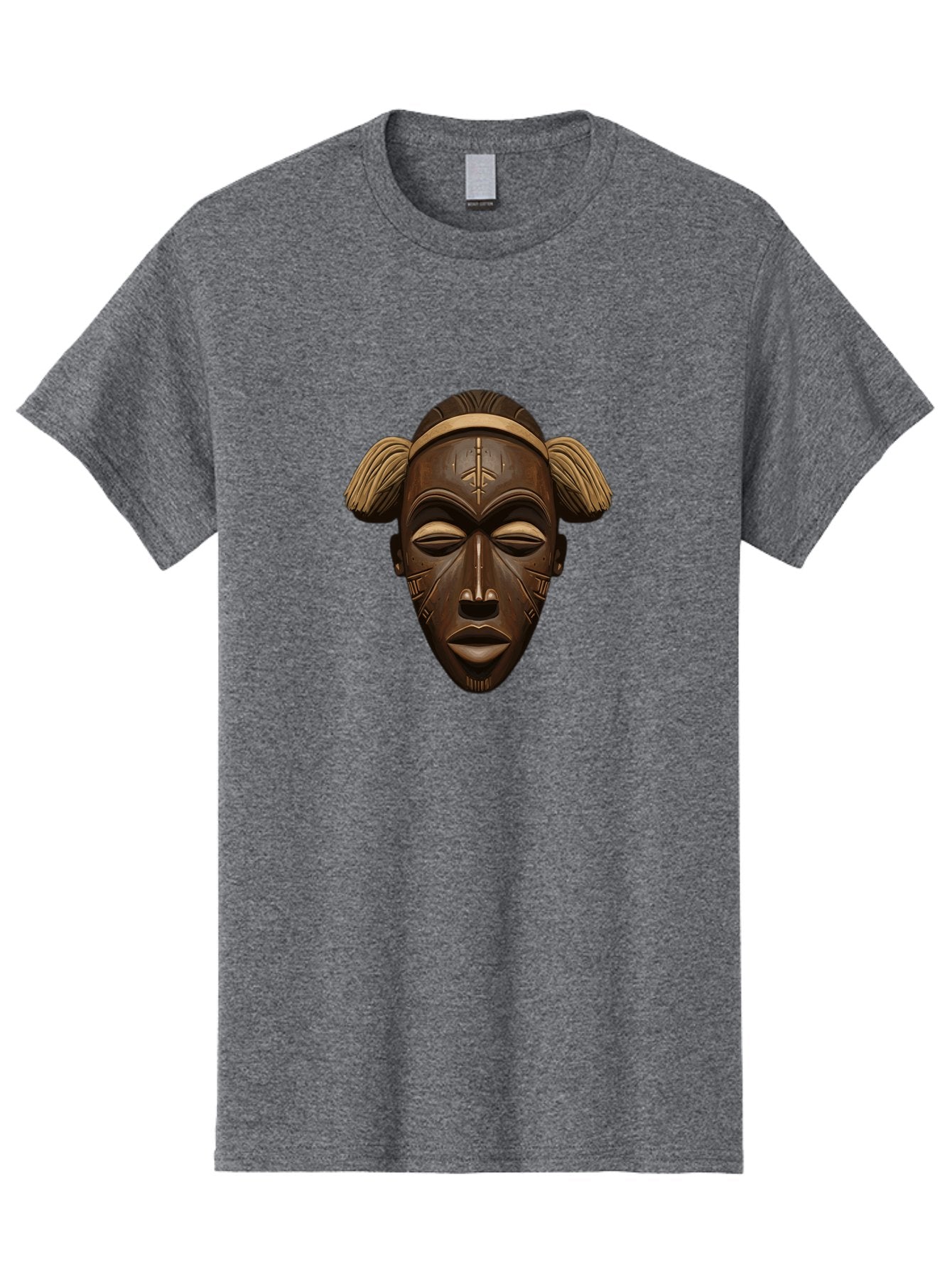 African-Tribal-Mask Men'S Graphic Tee, 100% Cotton, Comfortable Casual Summer Wear, Machine Washable, Vintage Camera, Old Camera, Antique Camera, Black Camera, Classic Photography, Photography Equipment, Nostalgic Device, Film Camera, Bal664 7