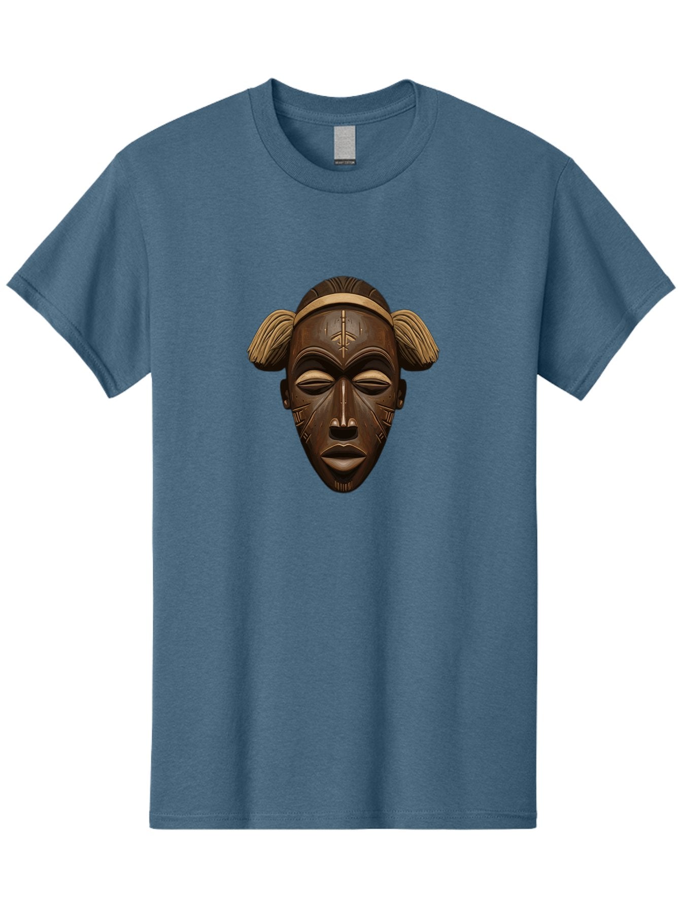 African-Tribal-Mask Men'S Graphic Tee, 100% Cotton, Comfortable Casual Summer Wear, Machine Washable, Vintage Camera, Old Camera, Antique Camera, Black Camera, Classic Photography, Photography Equipment, Nostalgic Device, Film Camera, Bal664 8