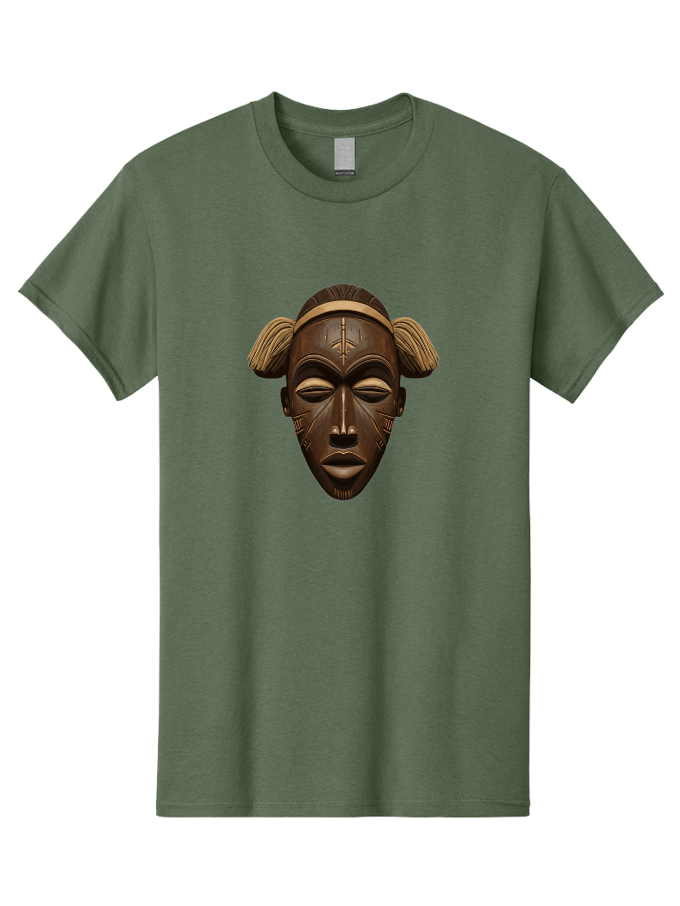 African-Tribal-Mask Men'S Graphic Tee, 100% Cotton, Comfortable Casual Summer Wear, Machine Washable, Vintage Camera, Old Camera, Antique Camera, Black Camera, Classic Photography, Photography Equipment, Nostalgic Device, Film Camera, Bal664