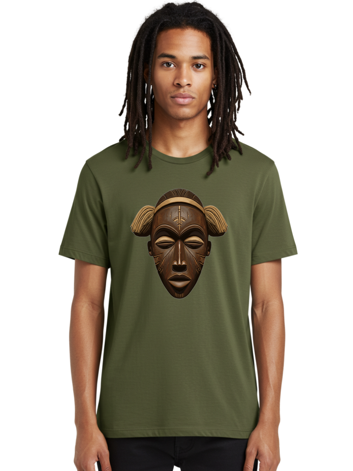 African-Tribal-Mask Men'S Graphic Tee, 100% Cotton, Comfortable Casual Summer Wear, Machine Washable, Vintage Camera, Old Camera, Antique Camera, Black Camera, Classic Photography, Photography Equipment, Nostalgic Device, Film Camera, Bal664 16