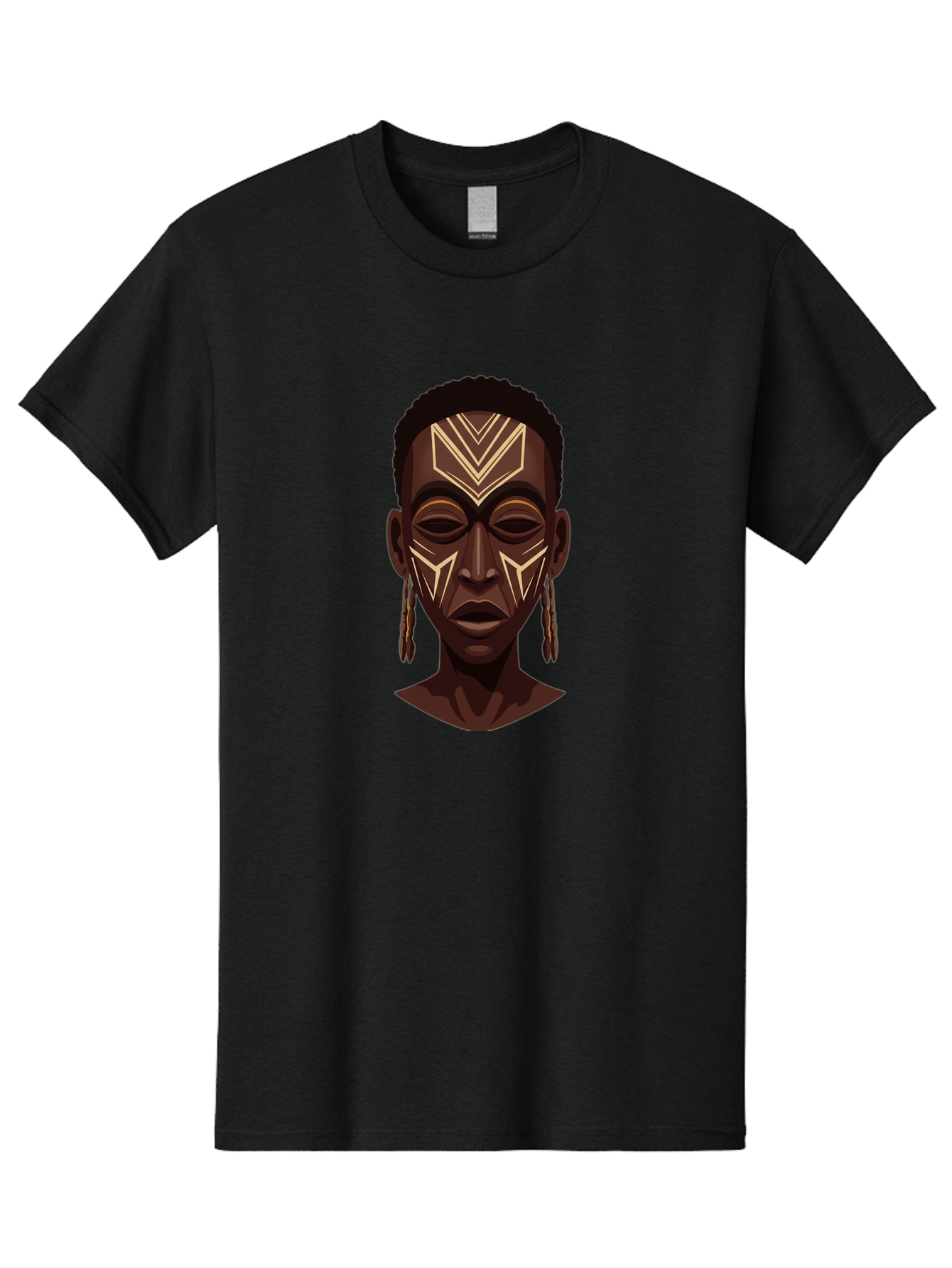 African-Tribal-Portrait Men'S Graphic Tee, 100% Cotton, Comfortable Casual Summer Wear, Machine Washable, Vintage Camera, Old Camera, Antique Camera, Black Camera, Classic Photography, Photography Equipment, Nostalgic Device, Film Camera, Bal665 10