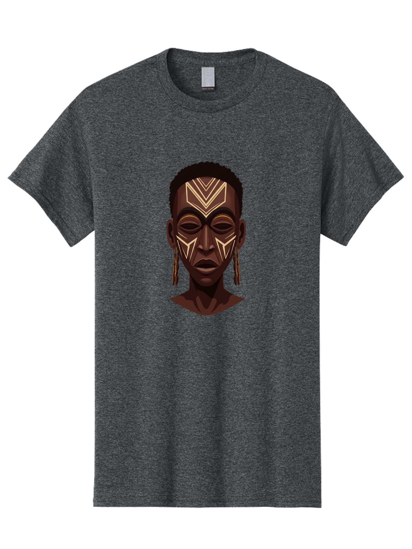 African-Tribal-Portrait Men'S Graphic Tee, 100% Cotton, Comfortable Casual Summer Wear, Machine Washable, Vintage Camera, Old Camera, Antique Camera, Black Camera, Classic Photography, Photography Equipment, Nostalgic Device, Film Camera, Bal665