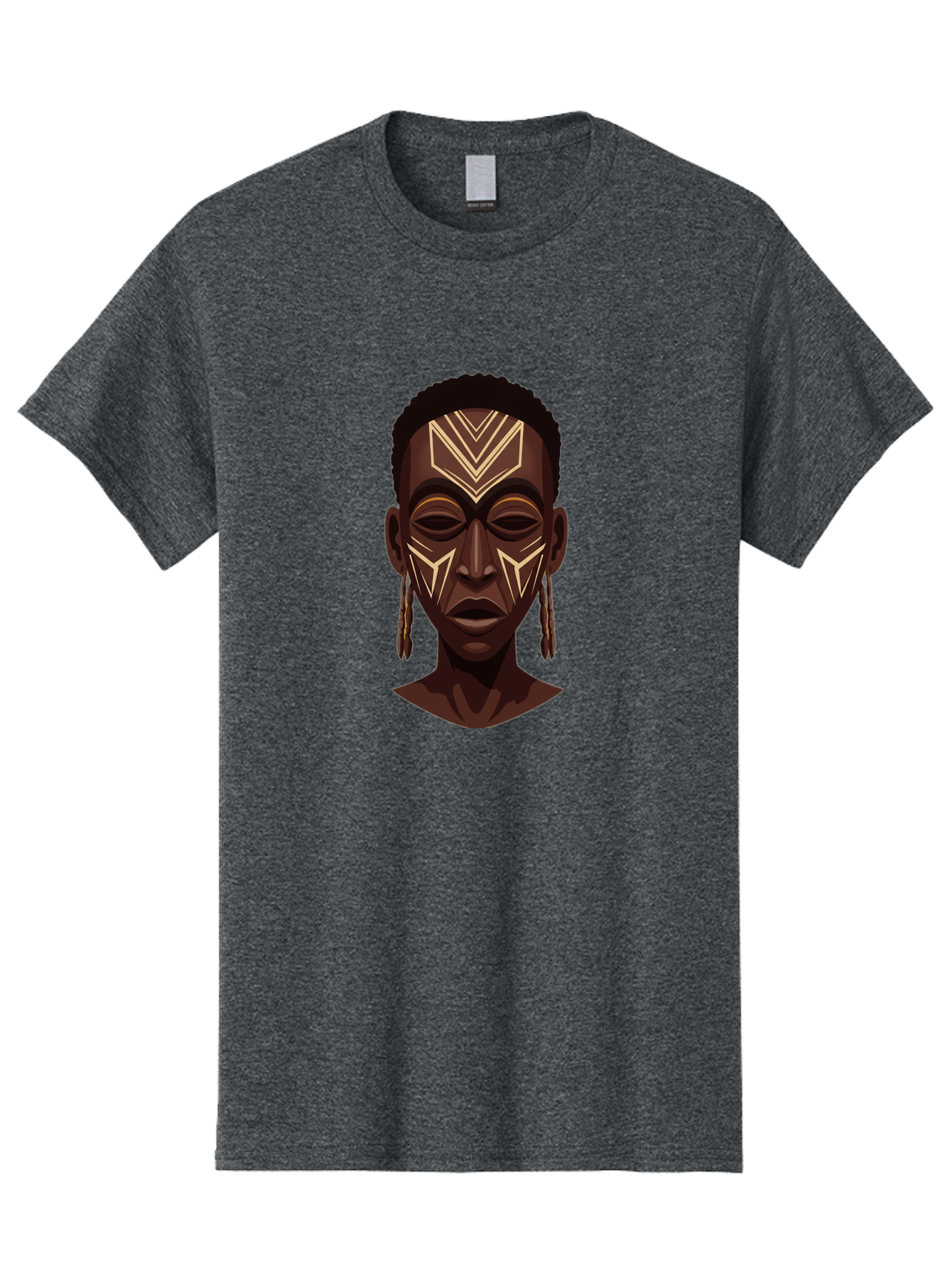 African-Tribal-Portrait Men'S Graphic Tee, 100% Cotton, Comfortable Casual Summer Wear, Machine Washable, Vintage Camera, Old Camera, Antique Camera, Black Camera, Classic Photography, Photography Equipment, Nostalgic Device, Film Camera, Bal665 11
