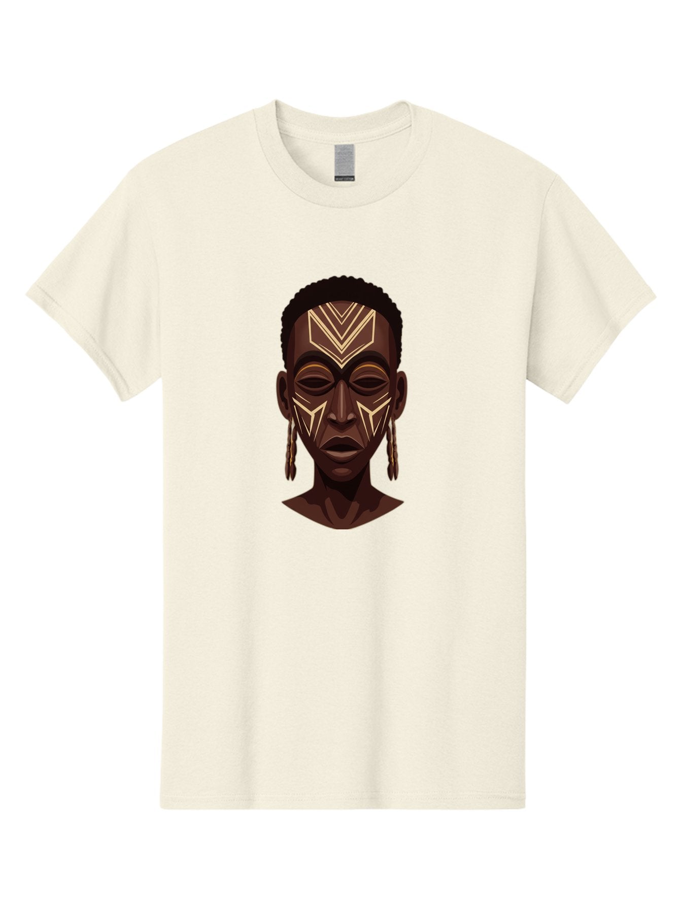 African-Tribal-Portrait Men'S Graphic Tee, 100% Cotton, Comfortable Casual Summer Wear, Machine Washable, Vintage Camera, Old Camera, Antique Camera, Black Camera, Classic Photography, Photography Equipment, Nostalgic Device, Film Camera, Bal665 3