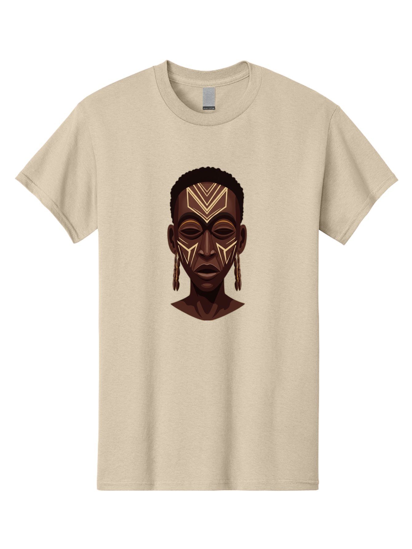 African-Tribal-Portrait Men'S Graphic Tee, 100% Cotton, Comfortable Casual Summer Wear, Machine Washable, Vintage Camera, Old Camera, Antique Camera, Black Camera, Classic Photography, Photography Equipment, Nostalgic Device, Film Camera, Bal665 6