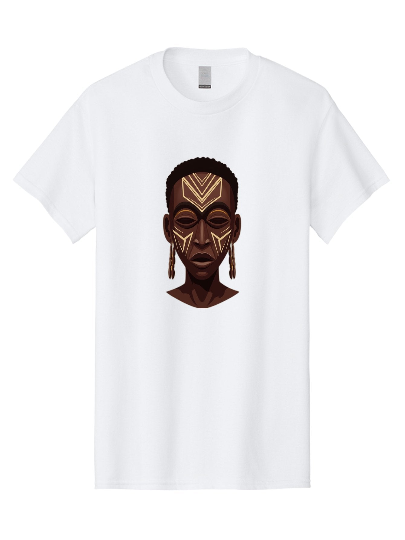 African-Tribal-Portrait Men'S Graphic Tee, 100% Cotton, Comfortable Casual Summer Wear, Machine Washable, Vintage Camera, Old Camera, Antique Camera, Black Camera, Classic Photography, Photography Equipment, Nostalgic Device, Film Camera, Bal665 10
