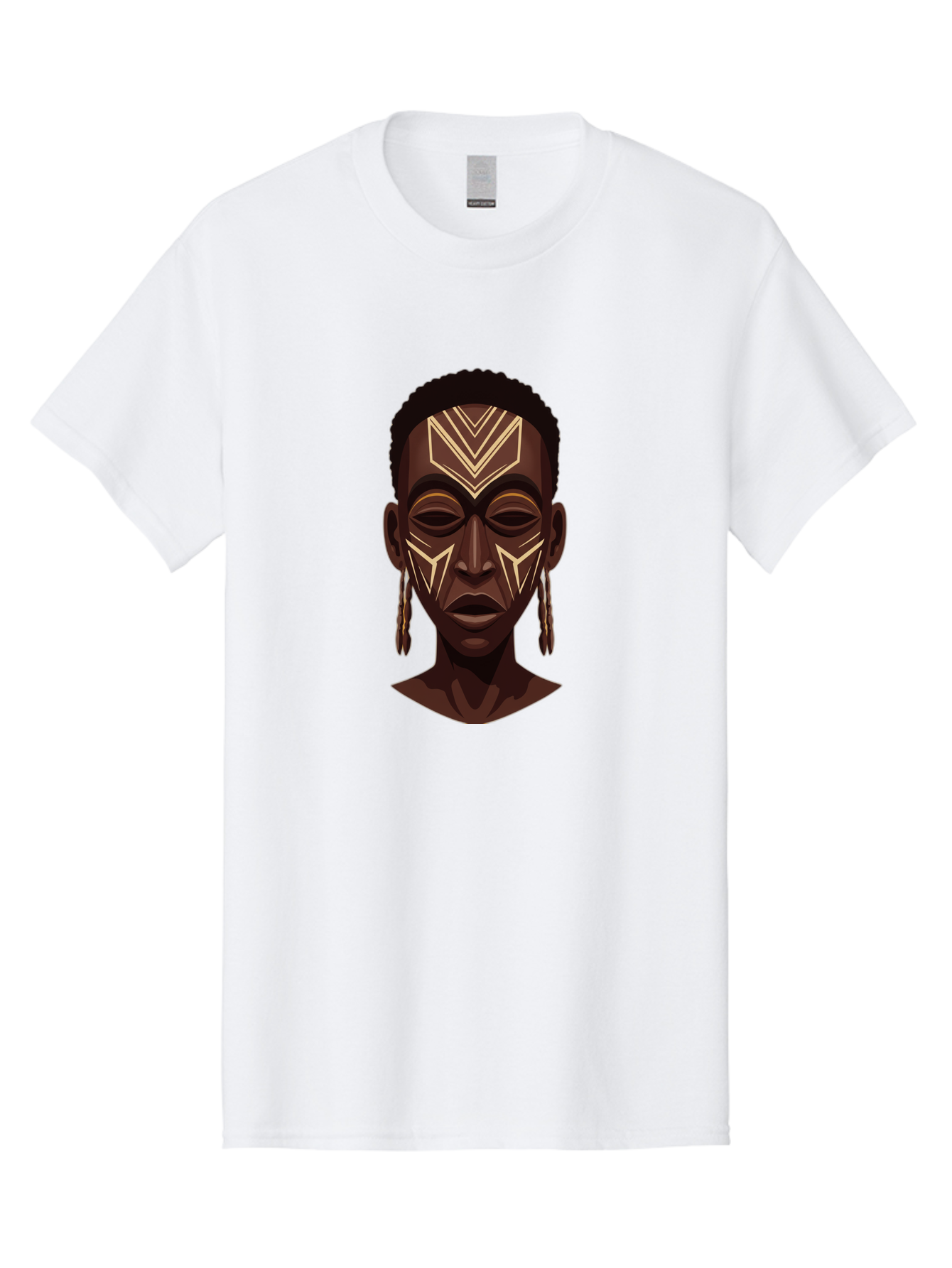 African-Tribal-Portrait Men'S Graphic Tee, 100% Cotton, Comfortable Casual Summer Wear, Machine Washable, Vintage Camera, Old Camera, Antique Camera, Black Camera, Classic Photography, Photography Equipment, Nostalgic Device, Film Camera, Bal665 14