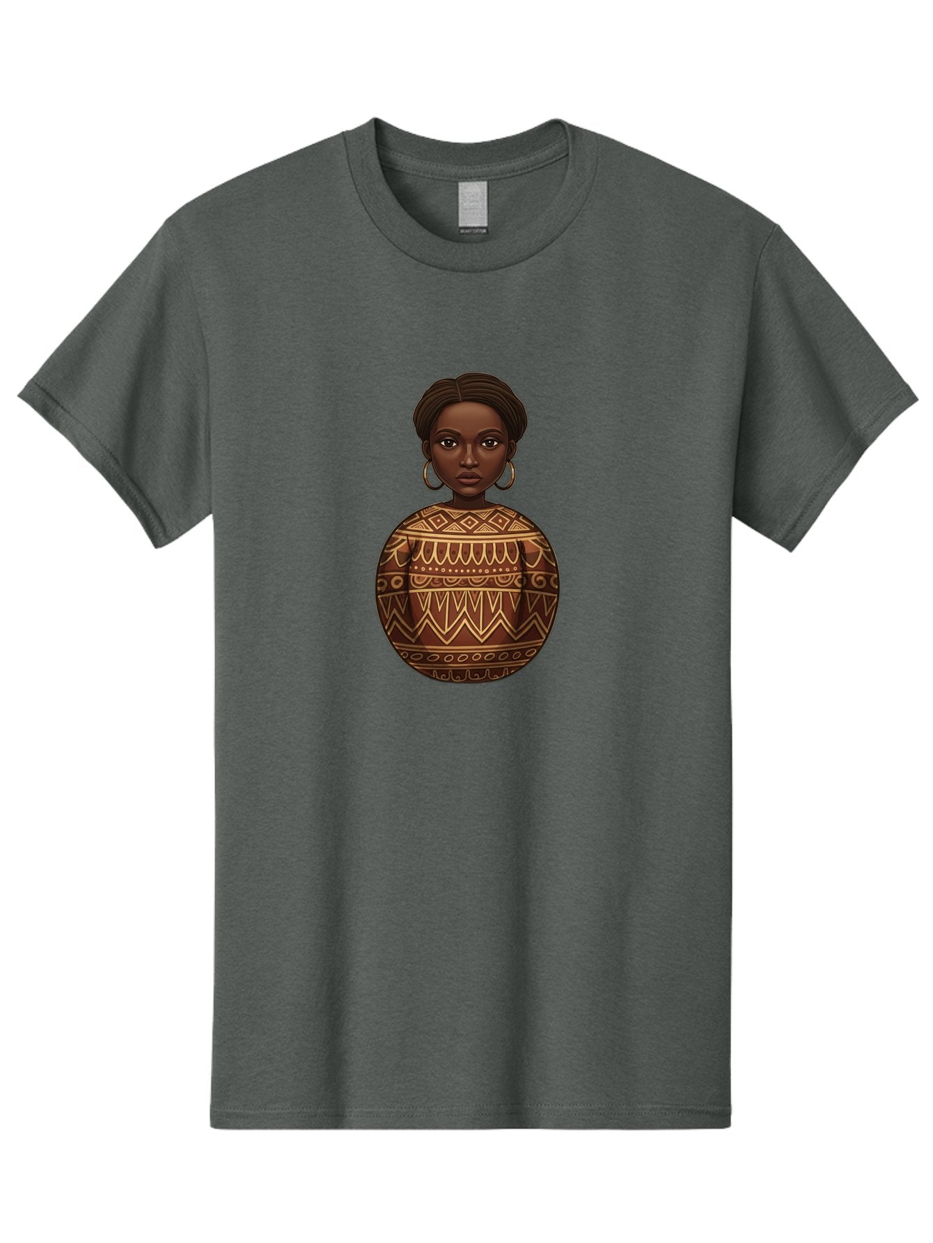 African-Woman-1 Men'S Graphic Tee, 100% Cotton, Comfortable Casual Summer Wear, Machine Washable, Vintage Camera, Old Camera, Antique Camera, Black Camera, Classic Photography, Photography Equipment, Nostalgic Device, Film Camera, Camera Art Bal666