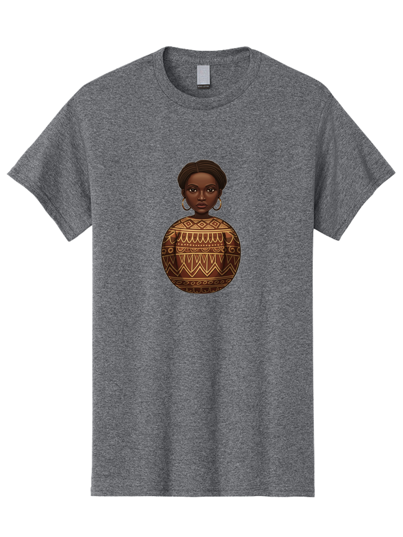 African-Woman-1 Men'S Graphic Tee, 100% Cotton, Comfortable Casual Summer Wear, Machine Washable, Vintage Camera, Old Camera, Antique Camera, Black Camera, Classic Photography, Photography Equipment, Nostalgic Device, Film Camera, Camera Art Bal666