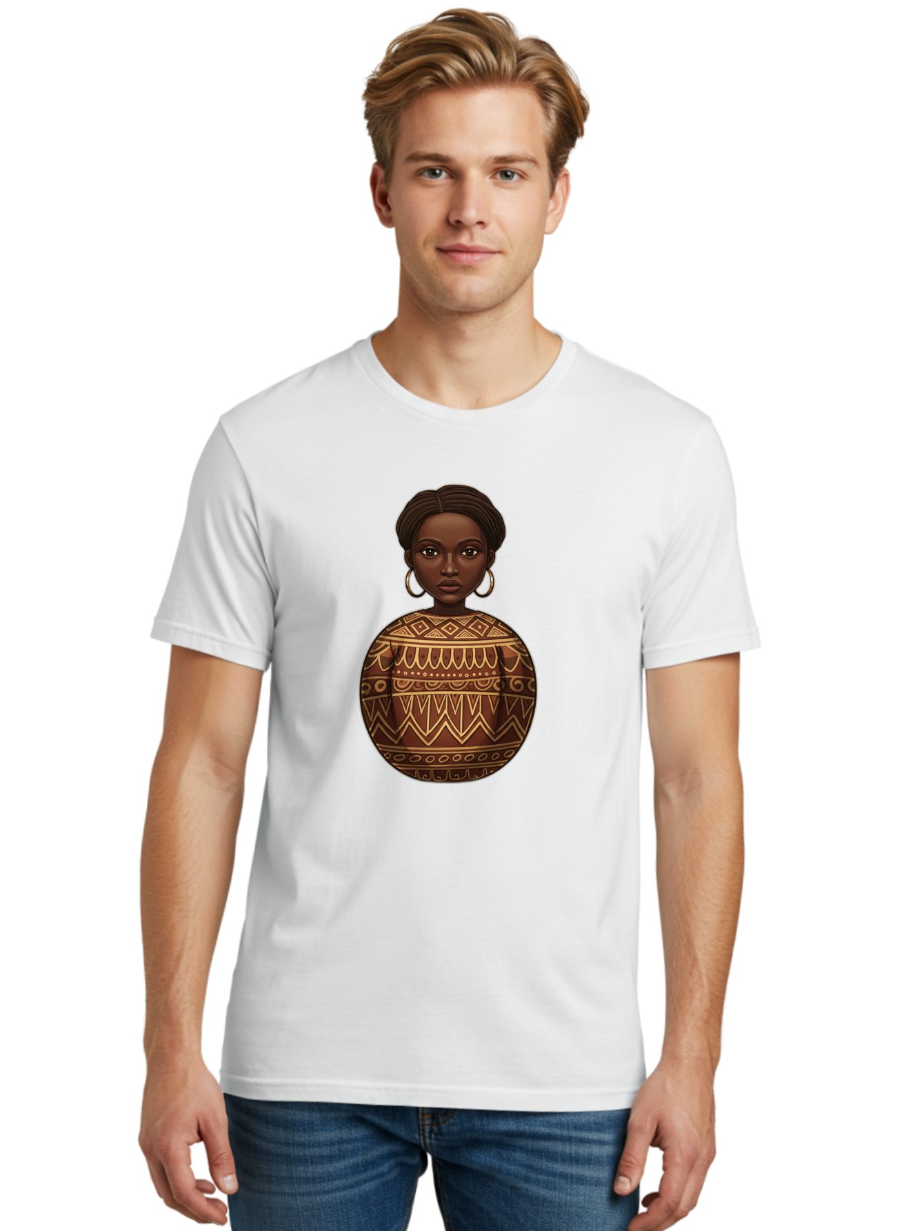 African-Woman-1 Men'S Graphic Tee, 100% Cotton, Comfortable Casual Summer Wear, Machine Washable, Vintage Camera, Old Camera, Antique Camera, Black Camera, Classic Photography, Photography Equipment, Nostalgic Device, Film Camera, Camera Art Bal666 24