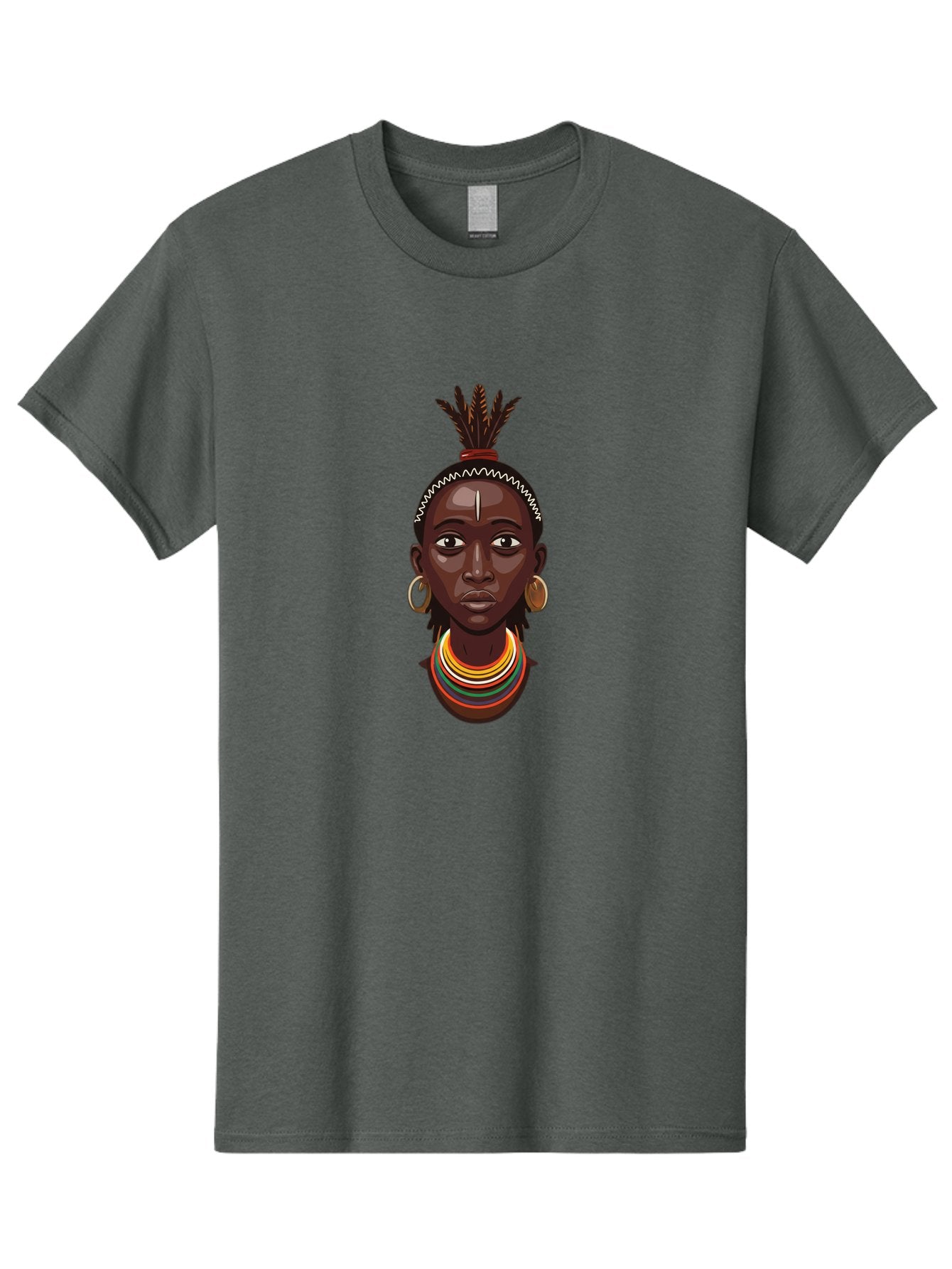 African-Woman-Portrait Men'S Graphic Tee, 100% Cotton, Comfortable Casual Summer Wear, Machine Washable, Vintage Camera, Old Camera, Antique Camera, Black Camera, Classic Photography, Photography Equipment, Nostalgic Device, Film Camera, Bal667