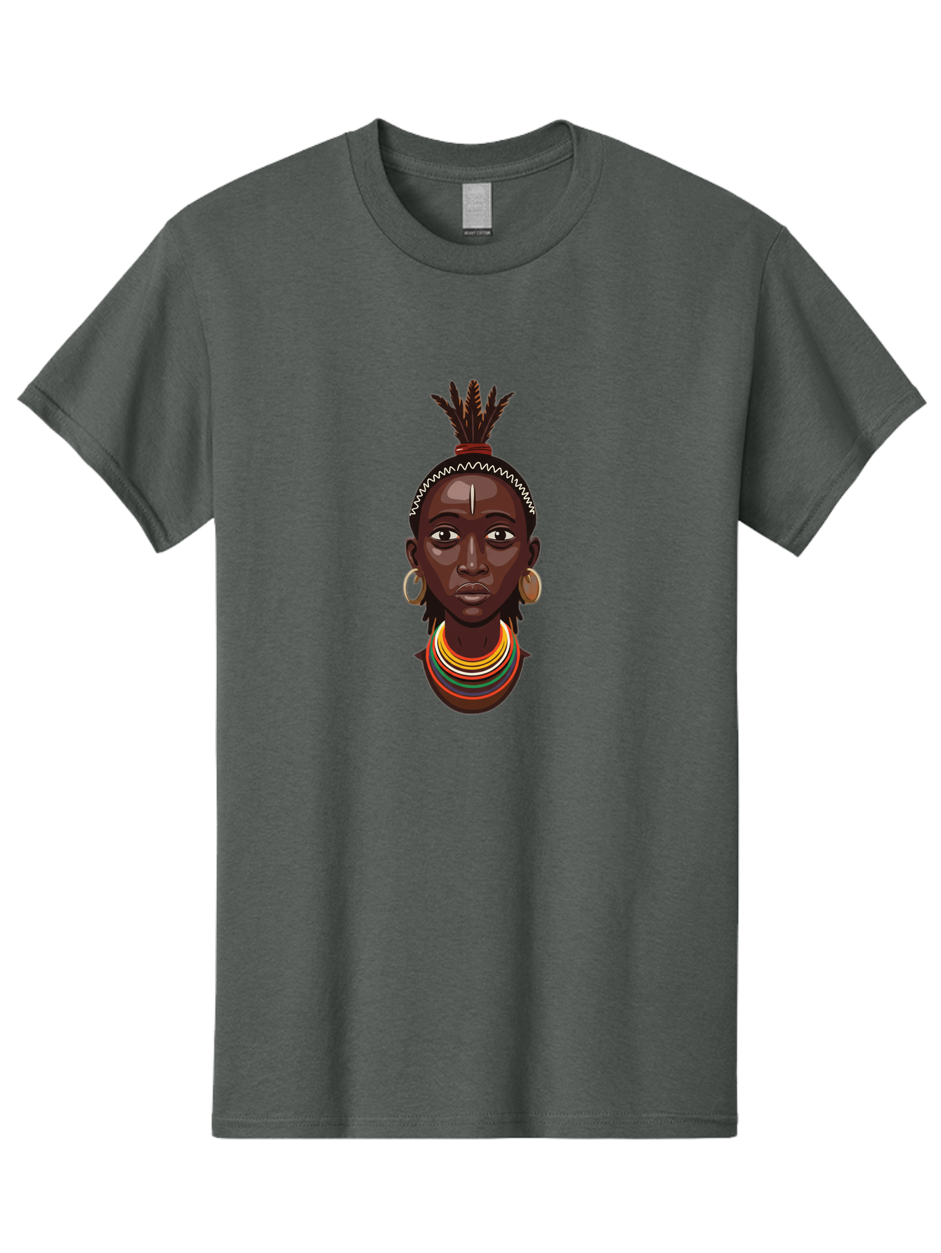 African-Woman-Portrait Men'S Graphic Tee, 100% Cotton, Comfortable Casual Summer Wear, Machine Washable, Vintage Camera, Old Camera, Antique Camera, Black Camera, Classic Photography, Photography Equipment, Nostalgic Device, Film Camera, Bal667 11