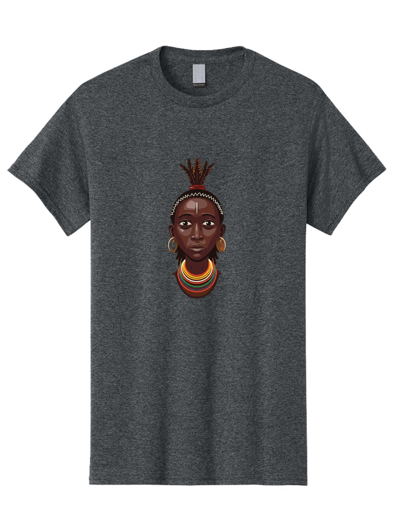African-Woman-Portrait Men'S Graphic Tee, 100% Cotton, Comfortable Casual Summer Wear, Machine Washable, Vintage Camera, Old Camera, Antique Camera, Black Camera, Classic Photography, Photography Equipment, Nostalgic Device, Film Camera, Bal667 7
