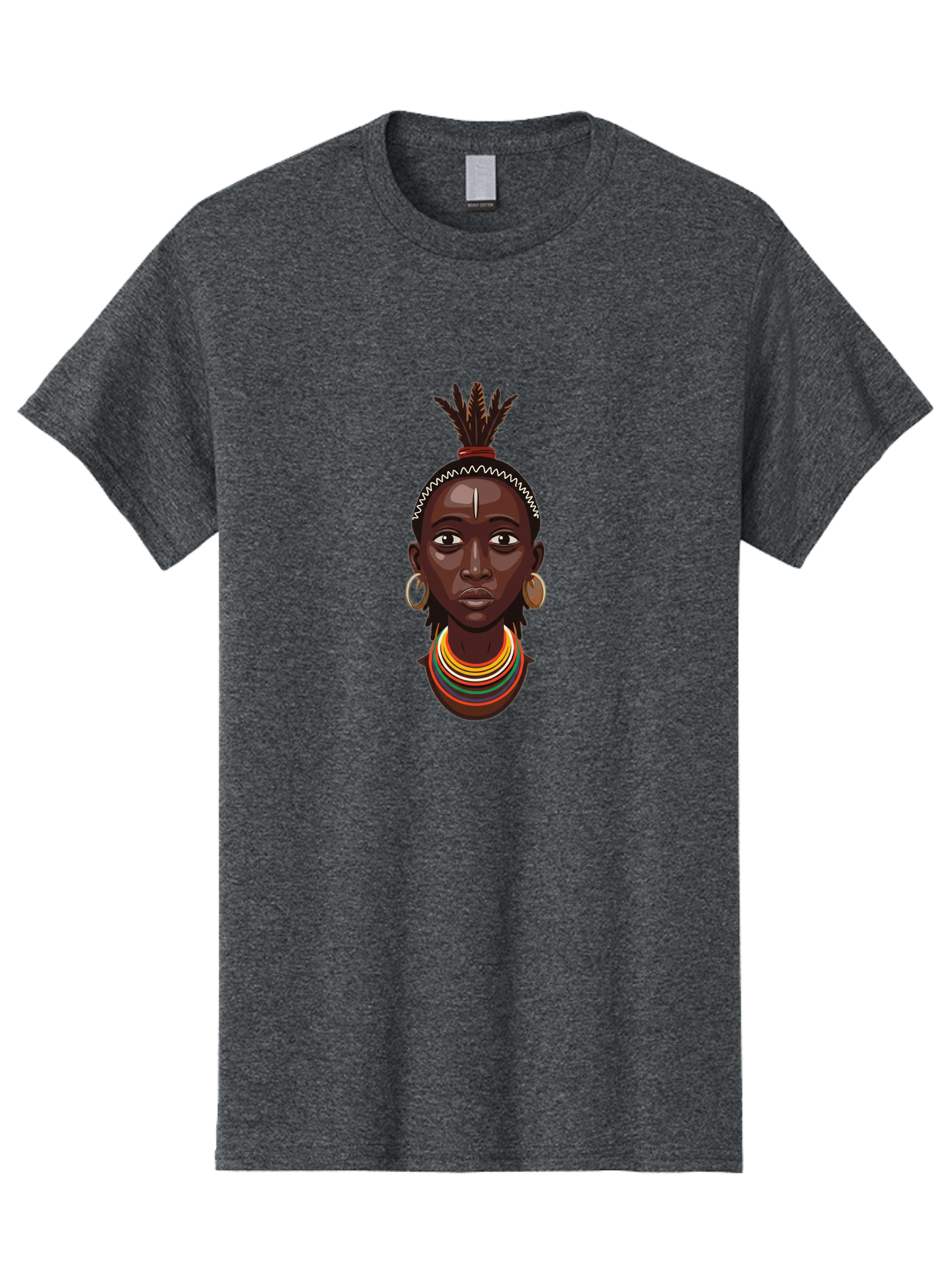 African-Woman-Portrait Men'S Graphic Tee, 100% Cotton, Comfortable Casual Summer Wear, Machine Washable, Vintage Camera, Old Camera, Antique Camera, Black Camera, Classic Photography, Photography Equipment, Nostalgic Device, Film Camera, Bal667 13