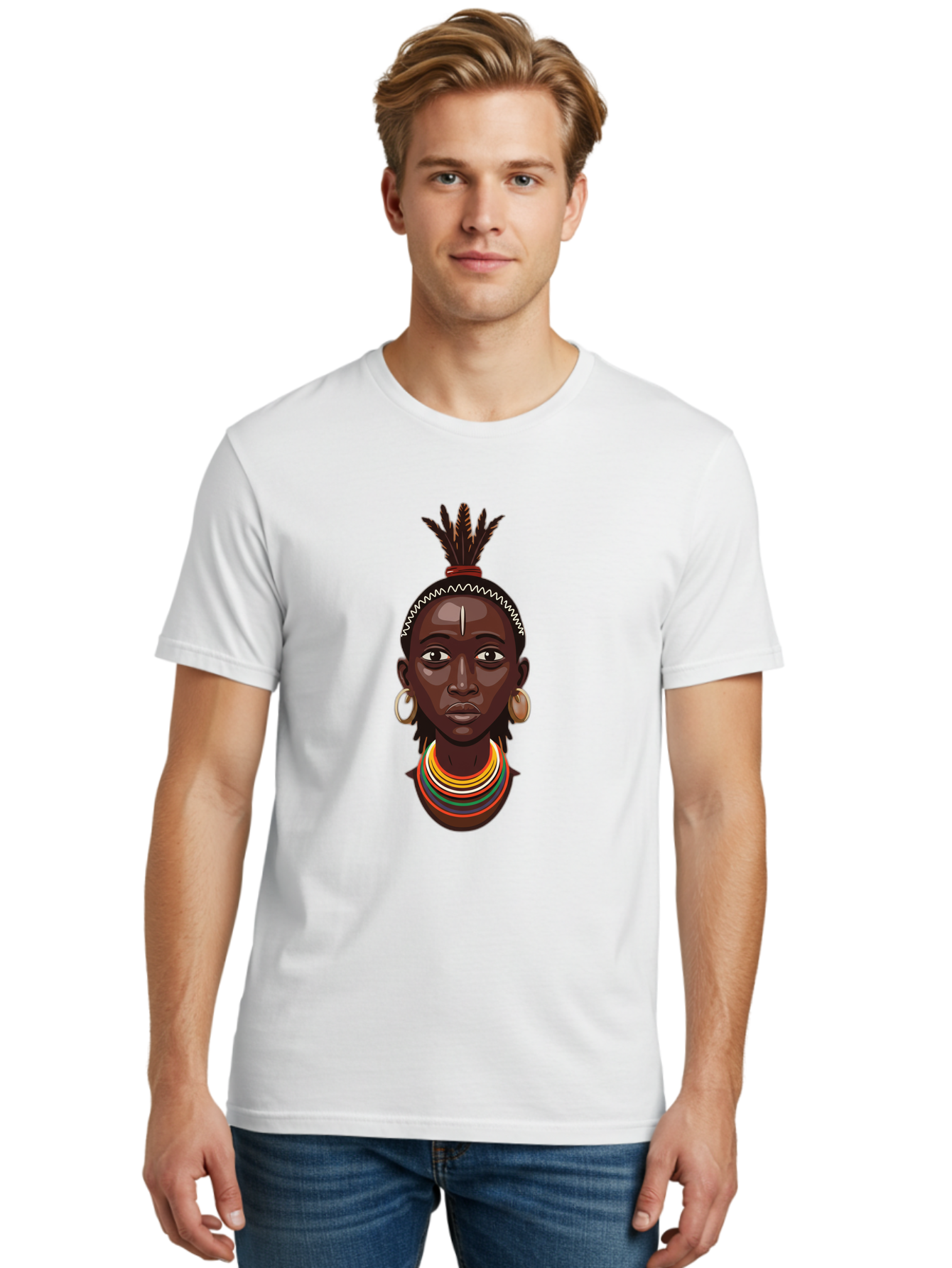African-Woman-Portrait Men'S Graphic Tee, 100% Cotton, Comfortable Casual Summer Wear, Machine Washable, Vintage Camera, Old Camera, Antique Camera, Black Camera, Classic Photography, Photography Equipment, Nostalgic Device, Film Camera, Bal667 21