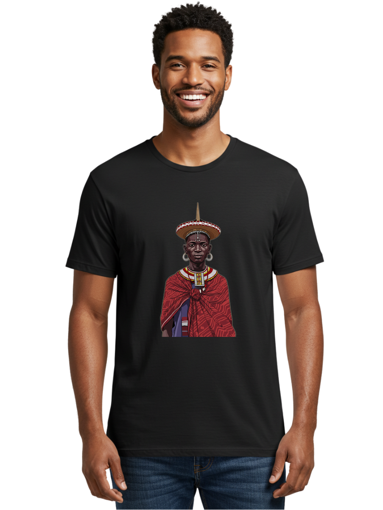 African-Woman Men'S Graphic Tee, 100% Cotton, Comfortable Casual Summer Wear, Machine Washable, Vintage Camera, Old Camera, Antique Camera, Black Camera, Classic Photography, Photography Equipment, Nostalgic Device, Film Camera, Camera Art Bal668 17
