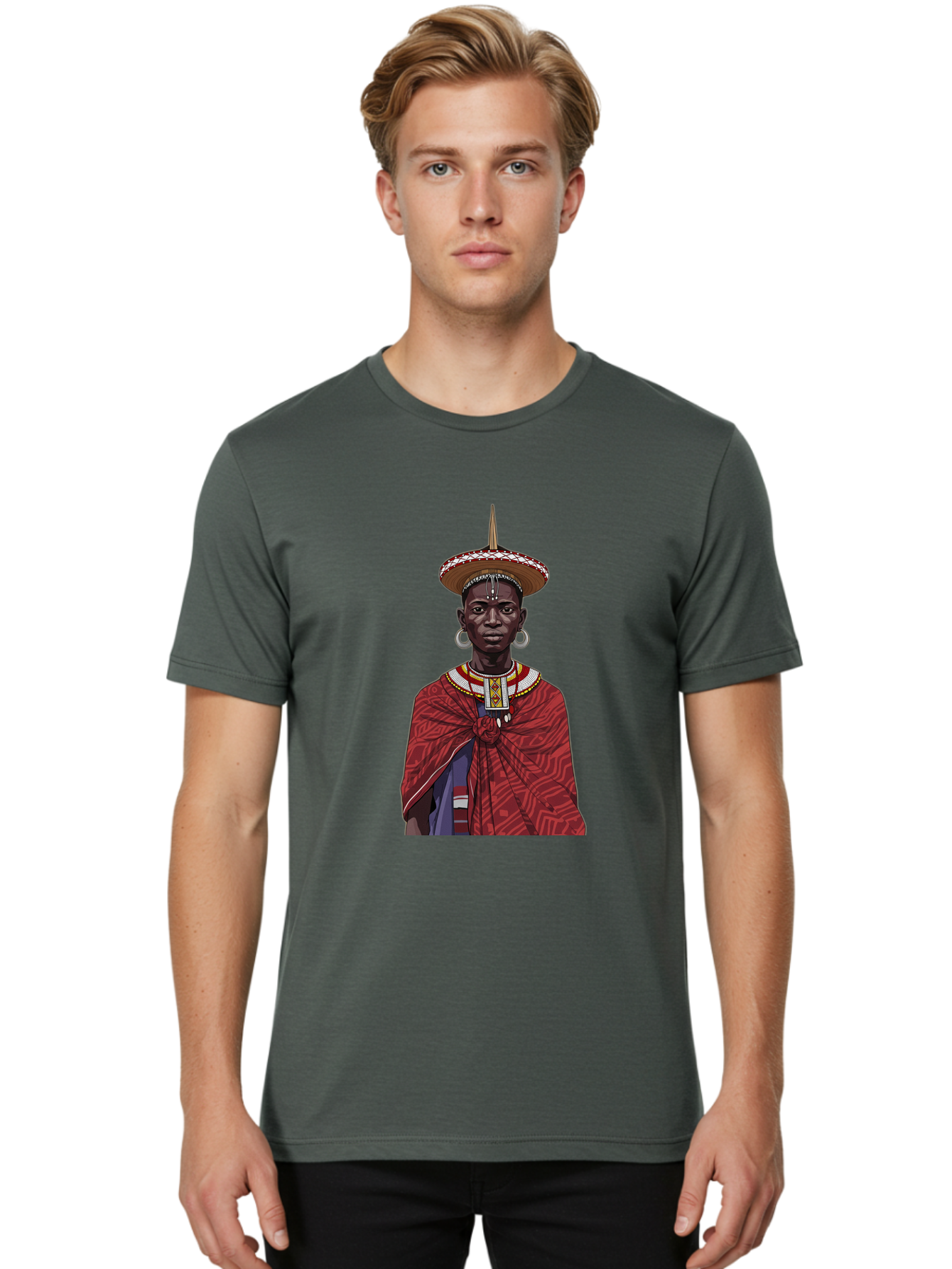 African-Woman Men'S Graphic Tee, 100% Cotton, Comfortable Casual Summer Wear, Machine Washable, Vintage Camera, Old Camera, Antique Camera, Black Camera, Classic Photography, Photography Equipment, Nostalgic Device, Film Camera, Camera Art Bal668 19