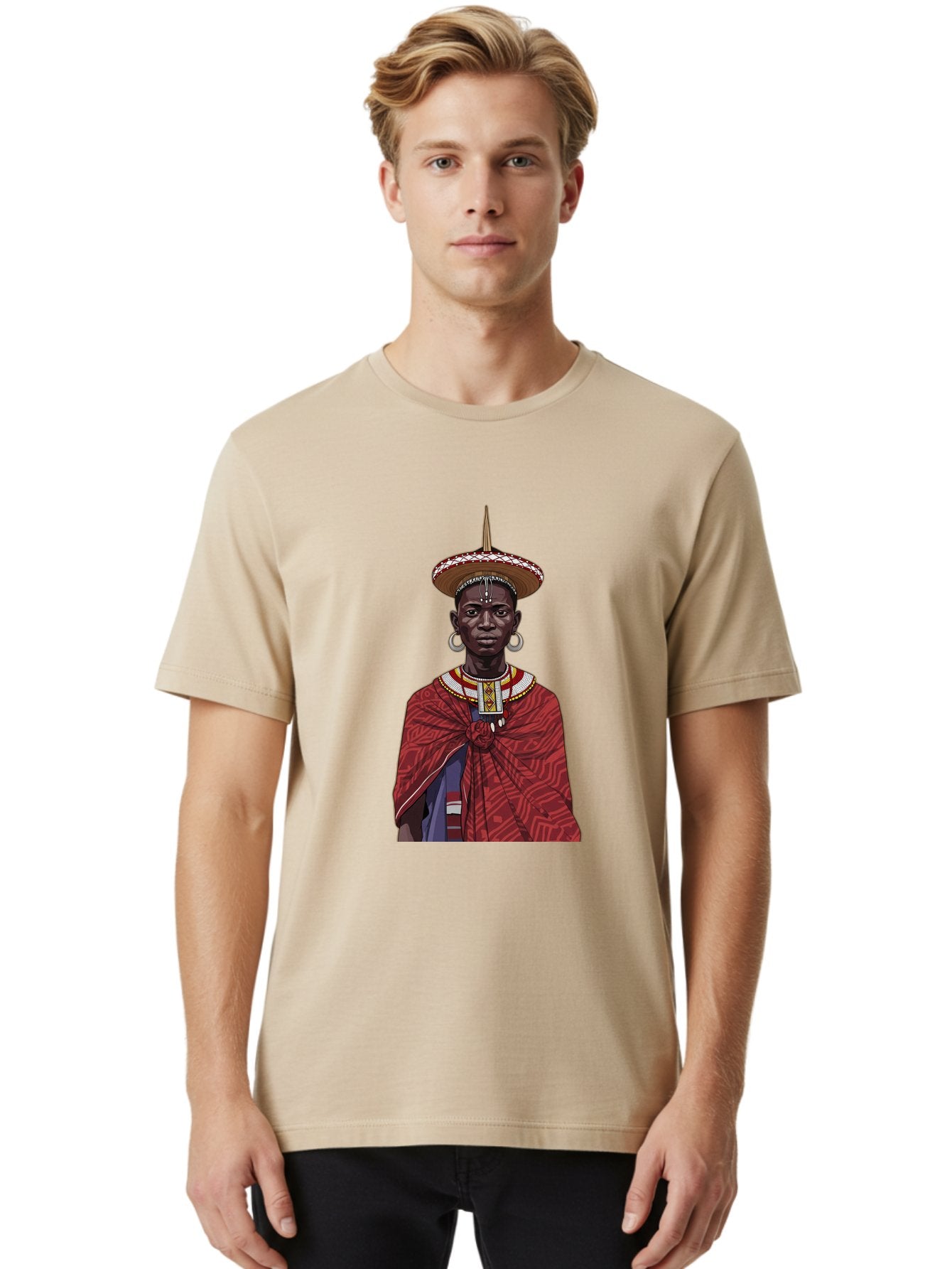 African-Woman Men'S Graphic Tee, 100% Cotton, Comfortable Casual Summer Wear, Machine Washable, Vintage Camera, Old Camera, Antique Camera, Black Camera, Classic Photography, Photography Equipment, Nostalgic Device, Film Camera, Camera Art Bal668 19