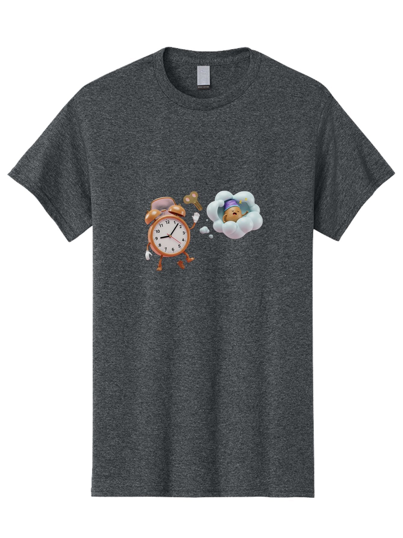 Alarm-Clock-And-Sleep-Cloud Men'S Graphic Tee, 100% Cotton, Comfortable Casual Summer Wear, Machine Washable, Vintage Camera, Old Camera, Antique Camera, Black Camera, Classic Photography, Photography Equipment, Nostalgic Device, Film Camera, Bal672 15