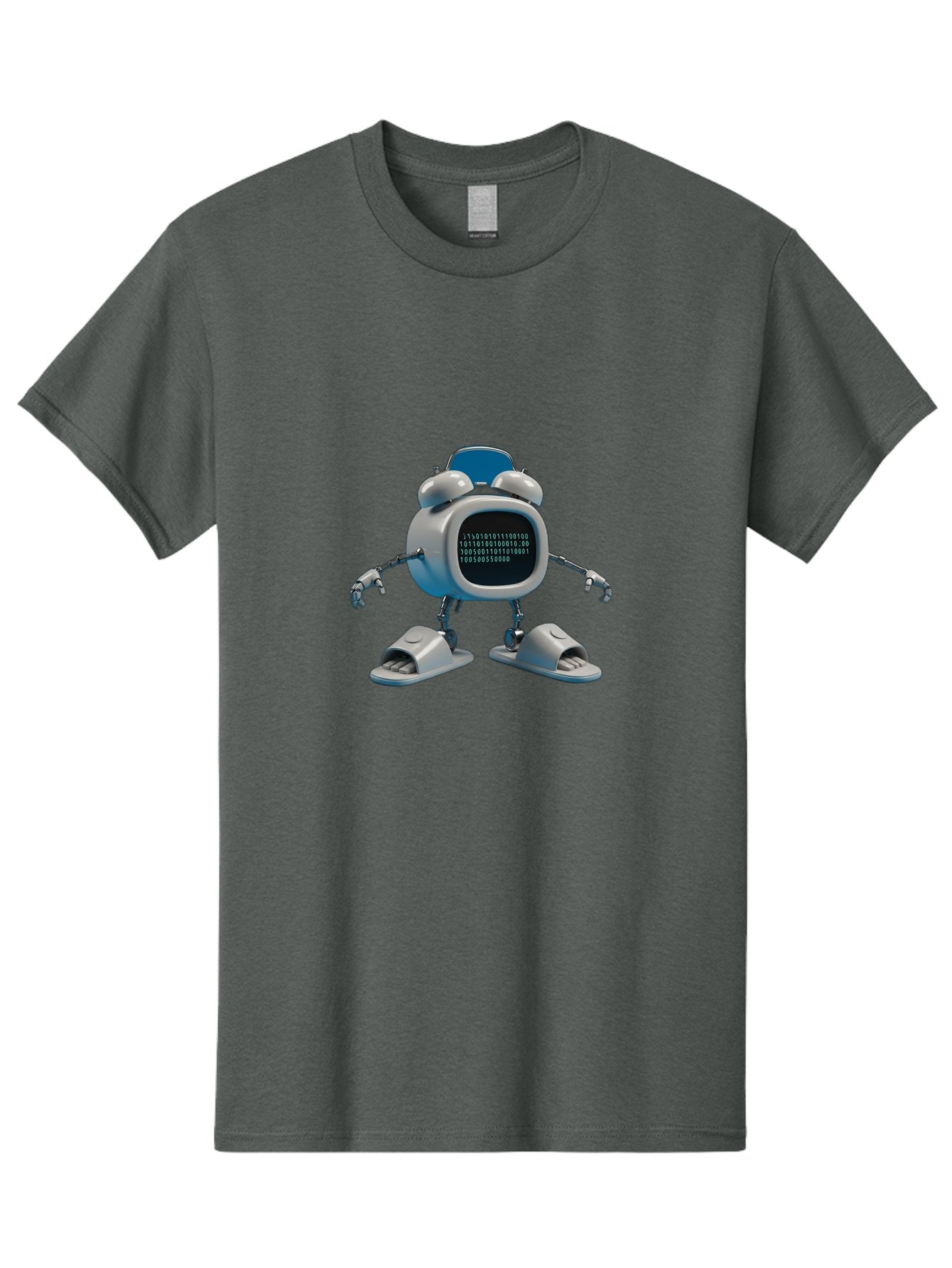 Alarm-Clock-Robot Men'S Graphic Tee, 100% Cotton, Comfortable Casual Summer Wear, Machine Washable, Vintage Camera, Old Camera, Antique Camera, Black Camera, Classic Photography, Photography Equipment, Nostalgic Device, Film Camera, Camera Art Bal674 15