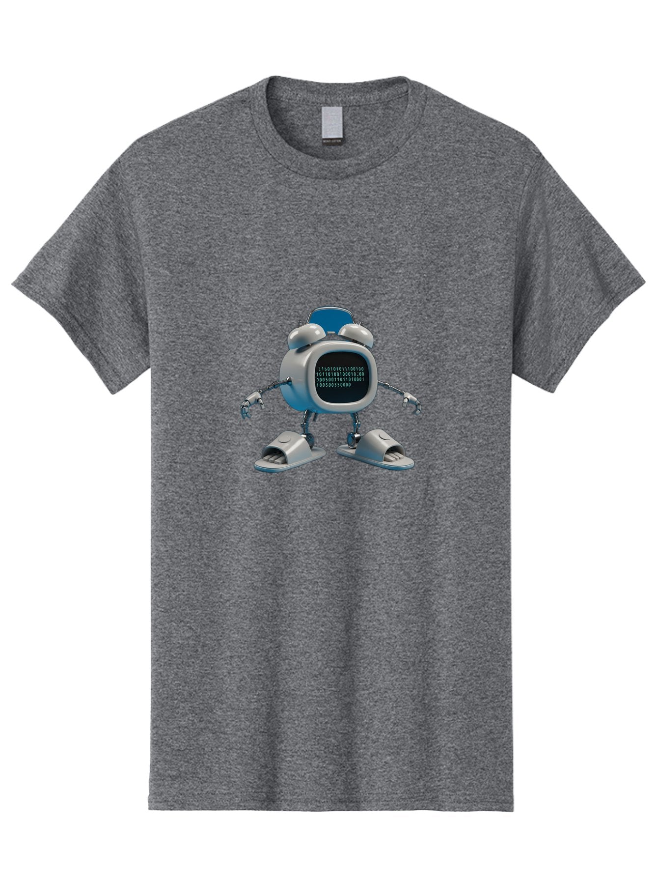 Alarm-Clock-Robot Men'S Graphic Tee, 100% Cotton, Comfortable Casual Summer Wear, Machine Washable, Vintage Camera, Old Camera, Antique Camera, Black Camera, Classic Photography, Photography Equipment, Nostalgic Device, Film Camera, Camera Art Bal674 5