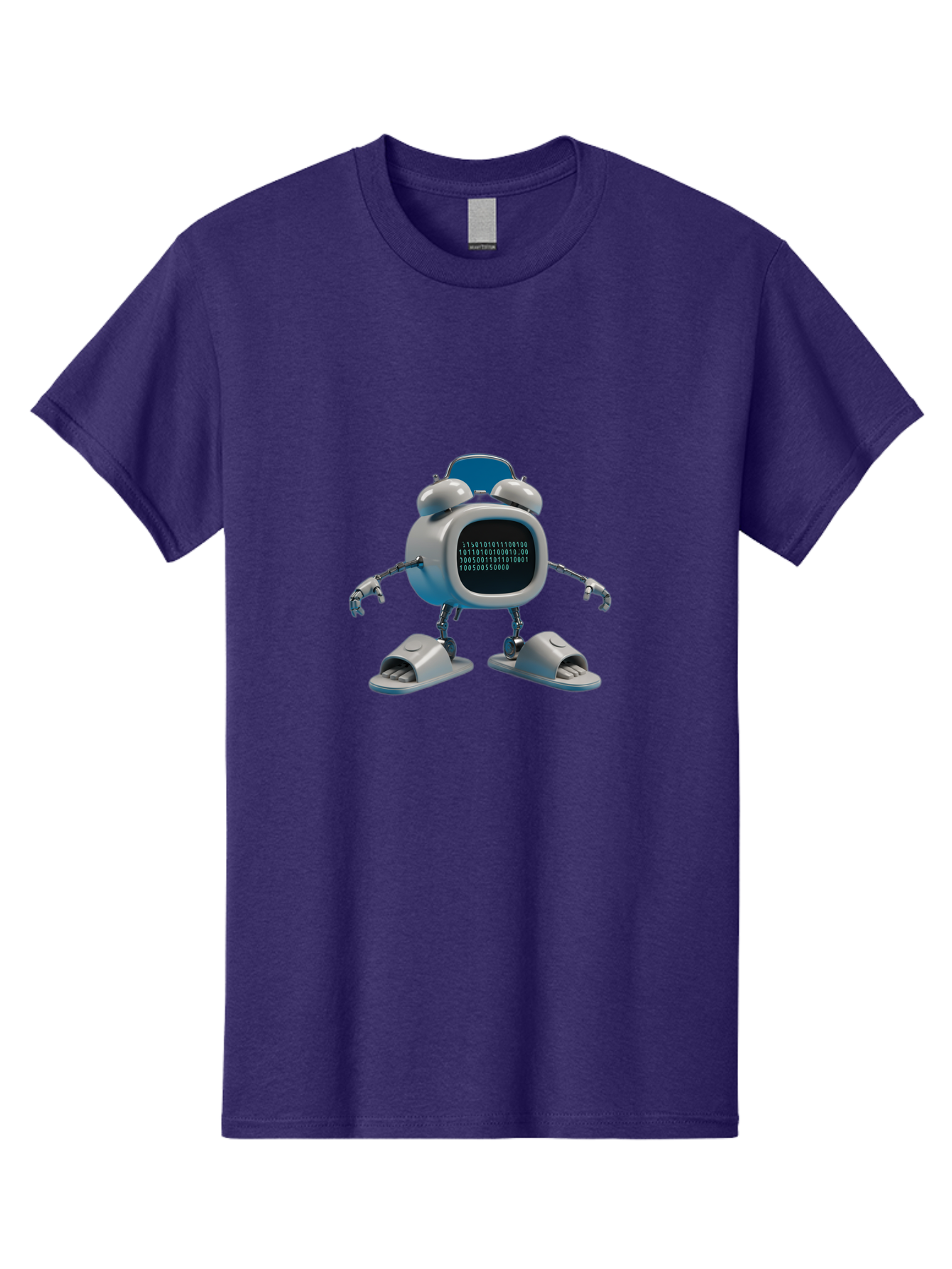 Alarm-Clock-Robot Men'S Graphic Tee, 100% Cotton, Comfortable Casual Summer Wear, Machine Washable, Vintage Camera, Old Camera, Antique Camera, Black Camera, Classic Photography, Photography Equipment, Nostalgic Device, Film Camera, Camera Art Bal674