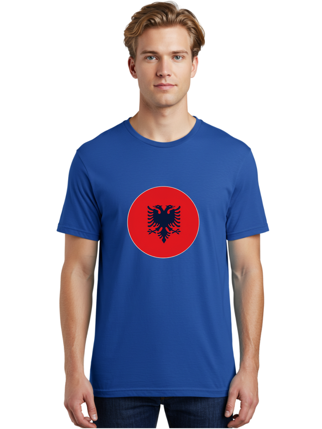 Albanian-Double-Headed-Eagle Men'S Graphic Tee, 100% Cotton, Comfortable Casual Summer Wear, Machine Washable, Vintage Camera, Old Camera, Antique Camera, Black Camera, Classic Photography, Photography Equipment, Nostalgic Device, Film Camera, Bal676 24