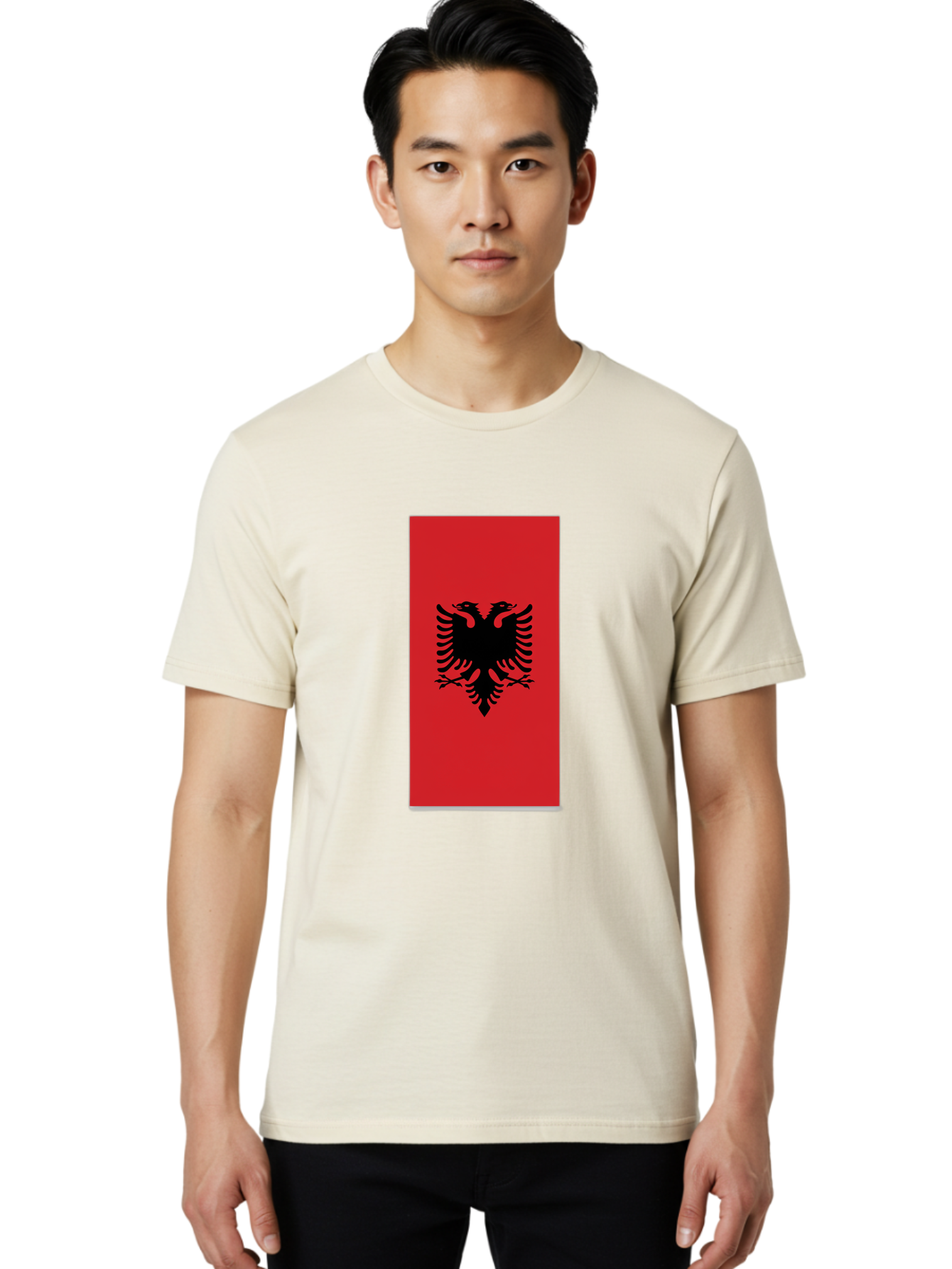 Albanian-Flag Men'S Graphic Tee, 100% Cotton, Comfortable Casual Summer Wear, Machine Washable, Vintage Camera, Old Camera, Antique Camera, Black Camera, Classic Photography, Photography Equipment, Nostalgic Device, Film Camera, Camera Art Bal677 19
