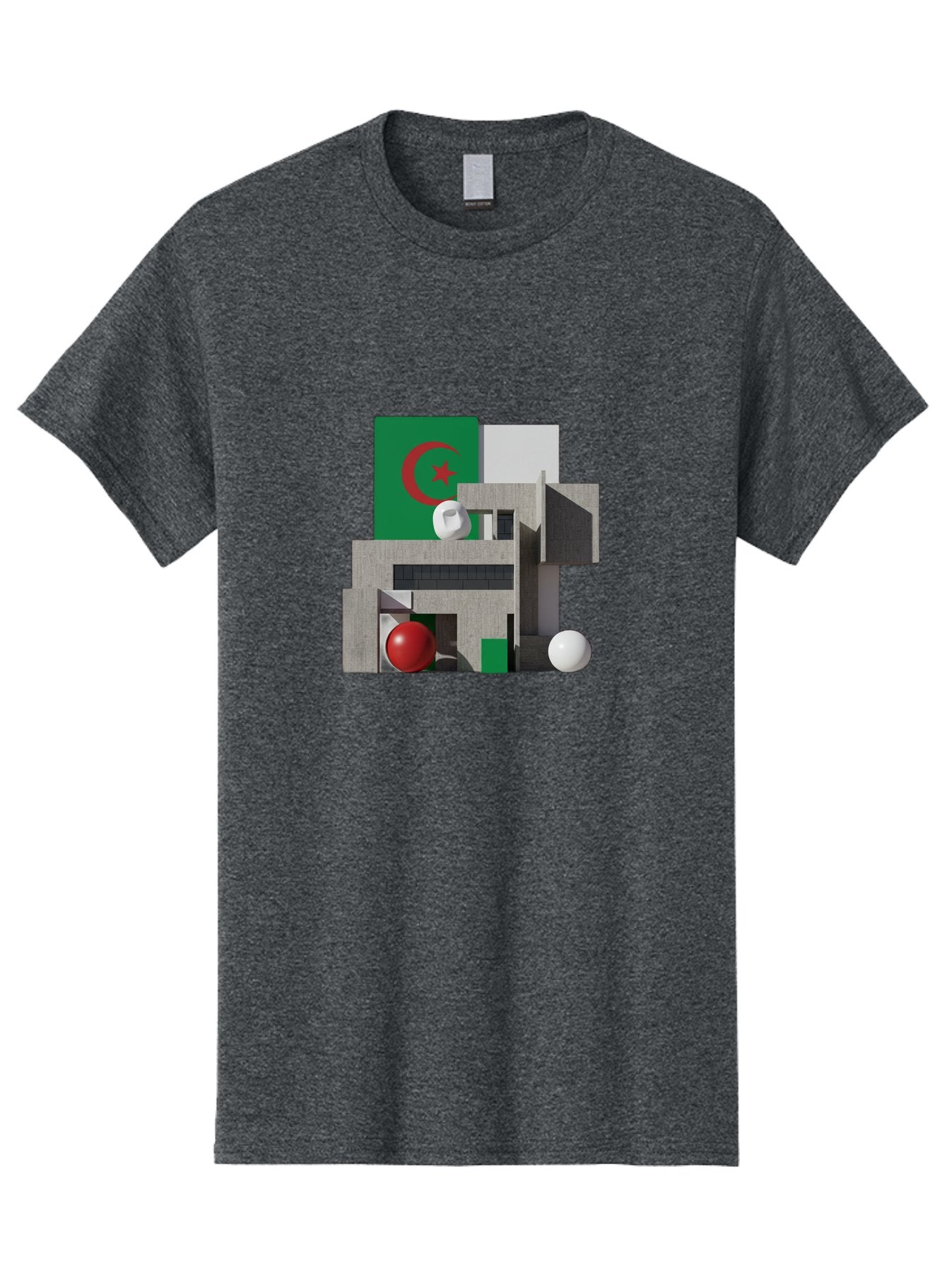 Algeria-Flag-3D-Blocks Men'S Graphic Tee, 100% Cotton, Comfortable Casual Summer Wear, Machine Washable, Vintage Camera, Old Camera, Antique Camera, Black Camera, Classic Photography, Photography Equipment, Nostalgic Device, Film Camera, Bal678 13