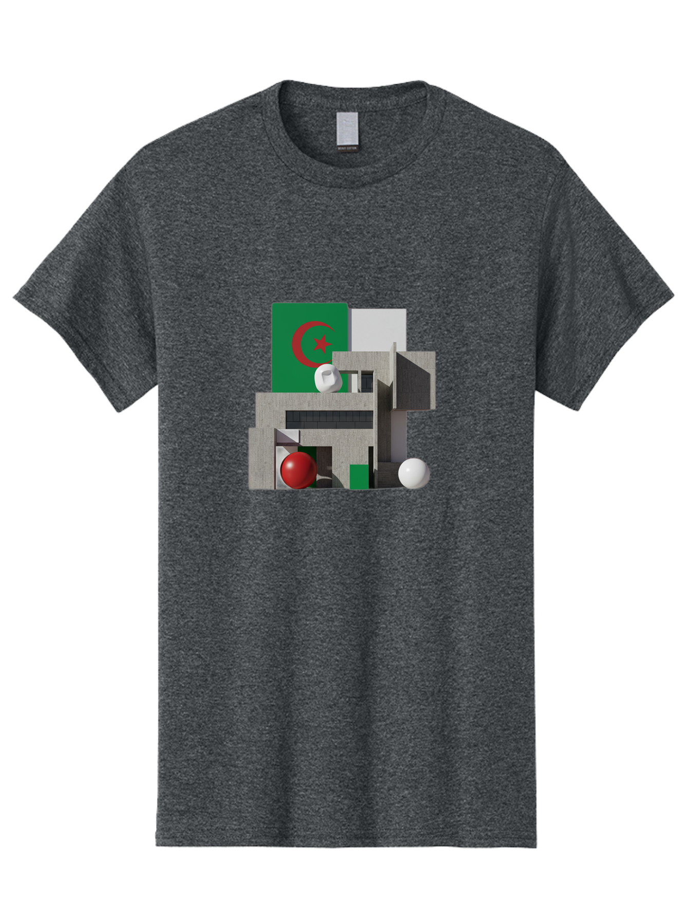 Algeria-Flag-3D-Blocks Men'S Graphic Tee, 100% Cotton, Comfortable Casual Summer Wear, Machine Washable, Vintage Camera, Old Camera, Antique Camera, Black Camera, Classic Photography, Photography Equipment, Nostalgic Device, Film Camera, Bal678 15