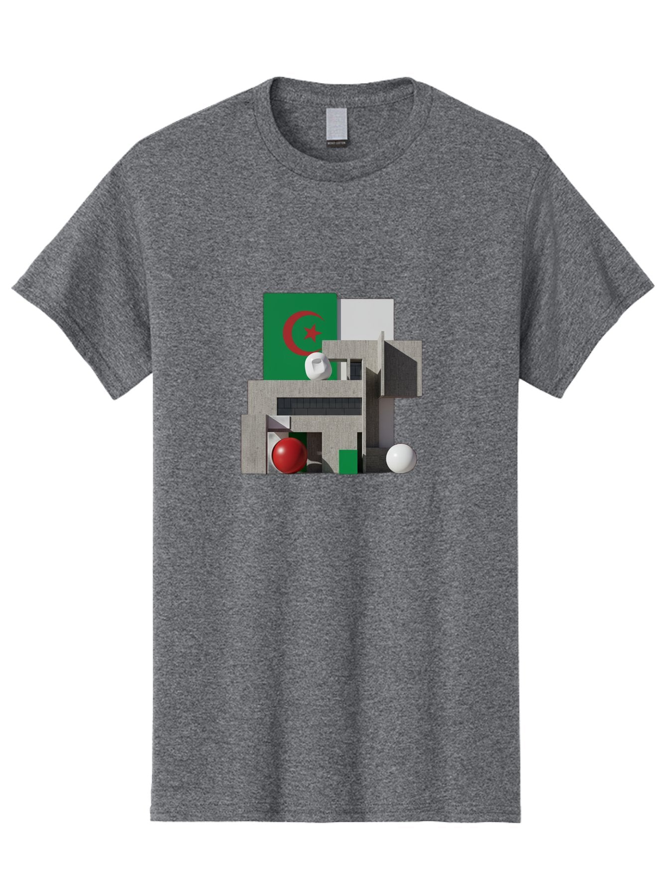 Algeria-Flag-3D-Blocks Men'S Graphic Tee, 100% Cotton, Comfortable Casual Summer Wear, Machine Washable, Vintage Camera, Old Camera, Antique Camera, Black Camera, Classic Photography, Photography Equipment, Nostalgic Device, Film Camera, Bal678 15