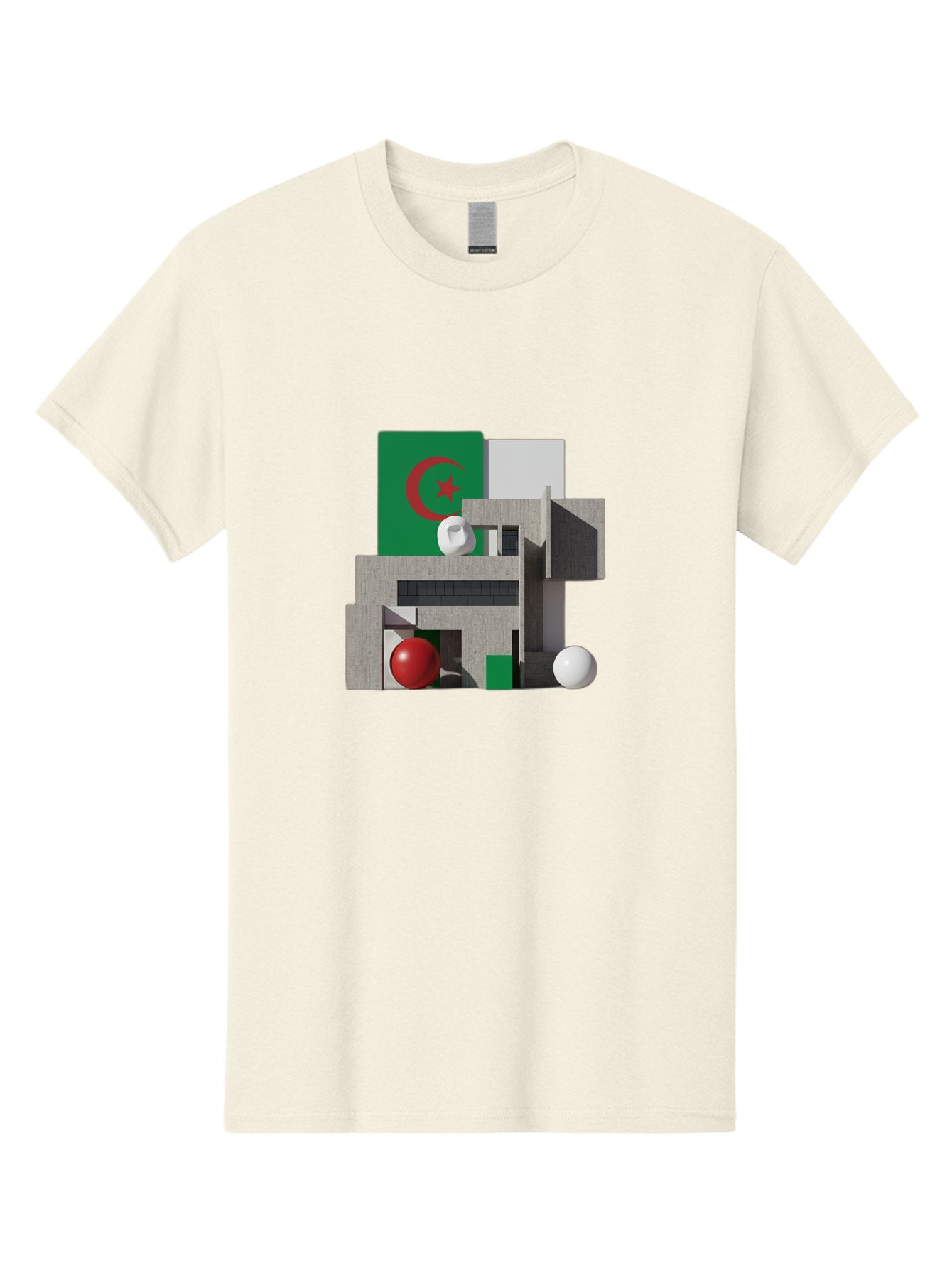 Algeria-Flag-3D-Blocks Men'S Graphic Tee, 100% Cotton, Comfortable Casual Summer Wear, Machine Washable, Vintage Camera, Old Camera, Antique Camera, Black Camera, Classic Photography, Photography Equipment, Nostalgic Device, Film Camera, Bal678 4