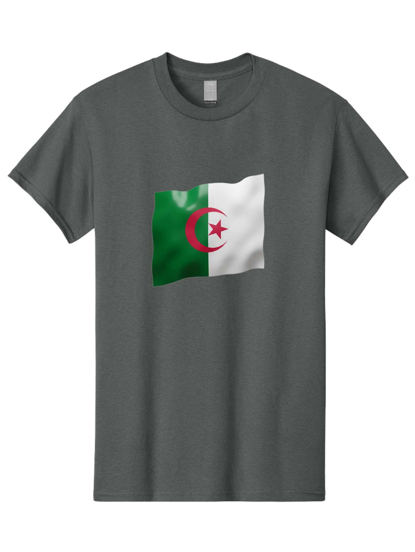 Algeria-Flag Men'S Graphic Tee, 100% Cotton, Comfortable Casual Summer Wear, Machine Washable, Vintage Camera, Old Camera, Antique Camera, Black Camera, Classic Photography, Photography Equipment, Nostalgic Device, Film Camera, Camera Art Bal680