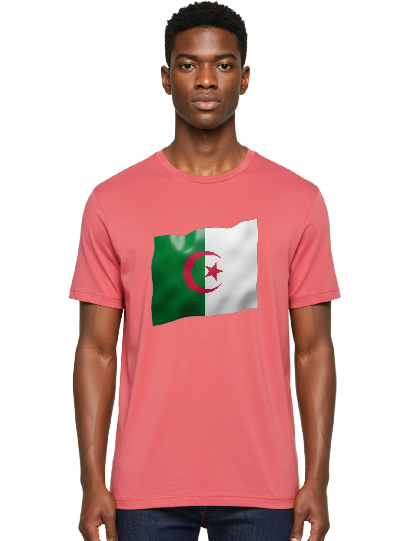 Algeria-Flag Men'S Graphic Tee, 100% Cotton, Comfortable Casual Summer Wear, Machine Washable, Vintage Camera, Old Camera, Antique Camera, Black Camera, Classic Photography, Photography Equipment, Nostalgic Device, Film Camera, Camera Art Bal680 28