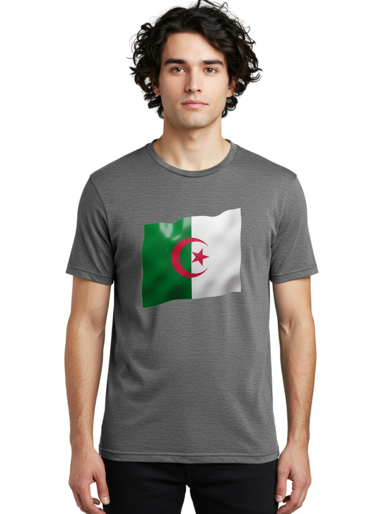 Algeria-Flag Men'S Graphic Tee, 100% Cotton, Comfortable Casual Summer Wear, Machine Washable, Vintage Camera, Old Camera, Antique Camera, Black Camera, Classic Photography, Photography Equipment, Nostalgic Device, Film Camera, Camera Art Bal680 26