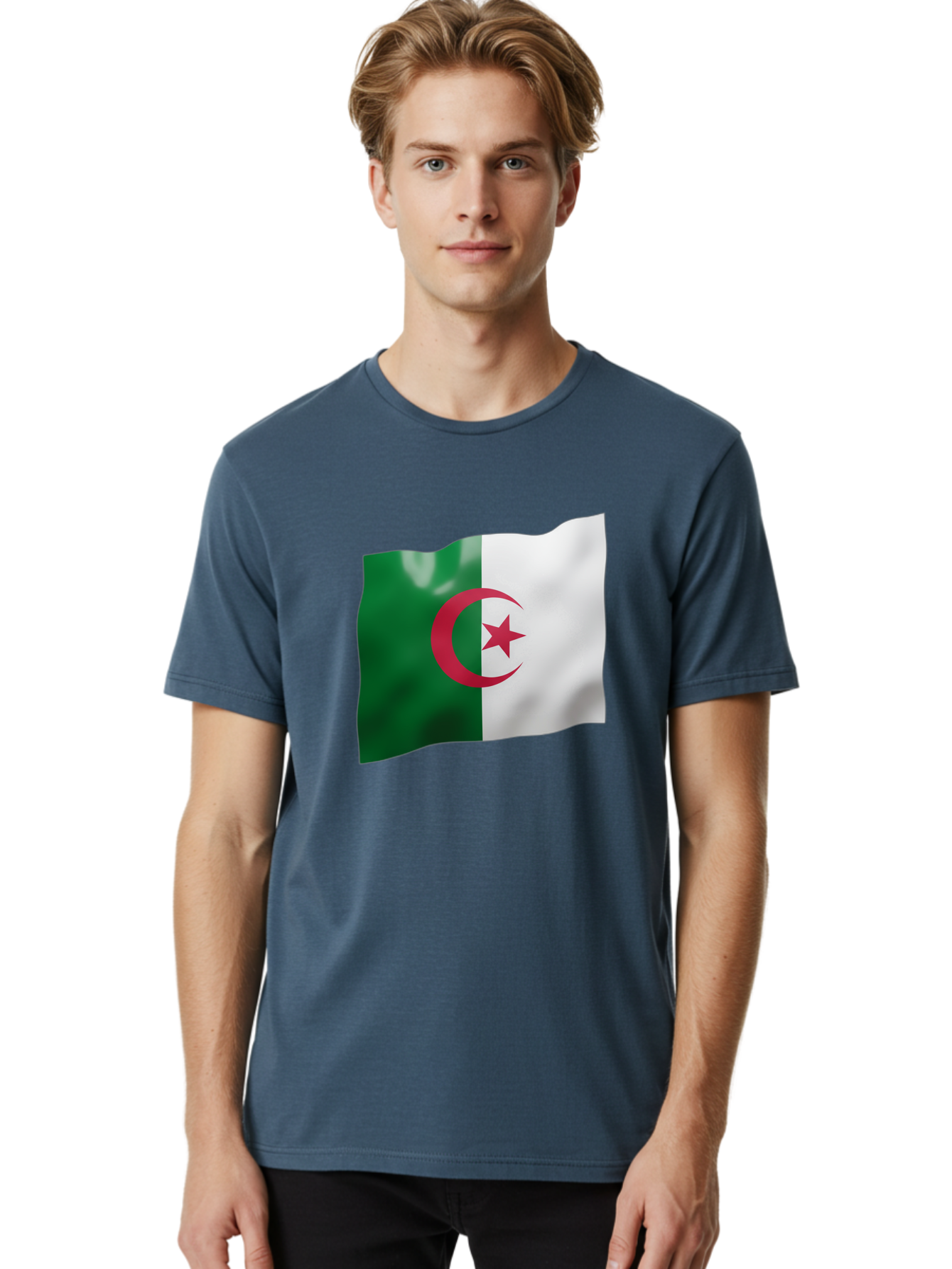 Algeria-Flag Men'S Graphic Tee, 100% Cotton, Comfortable Casual Summer Wear, Machine Washable, Vintage Camera, Old Camera, Antique Camera, Black Camera, Classic Photography, Photography Equipment, Nostalgic Device, Film Camera, Camera Art Bal680 27