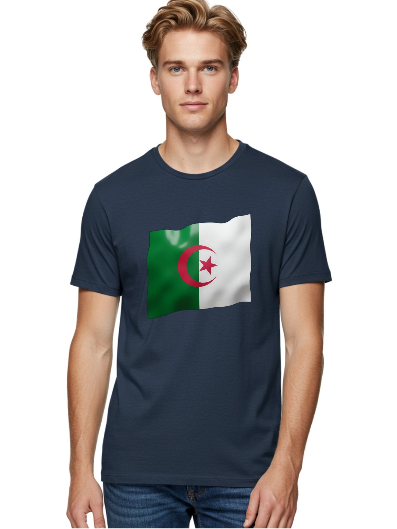 Algeria-Flag Men'S Graphic Tee, 100% Cotton, Comfortable Casual Summer Wear, Machine Washable, Vintage Camera, Old Camera, Antique Camera, Black Camera, Classic Photography, Photography Equipment, Nostalgic Device, Film Camera, Camera Art Bal680 21